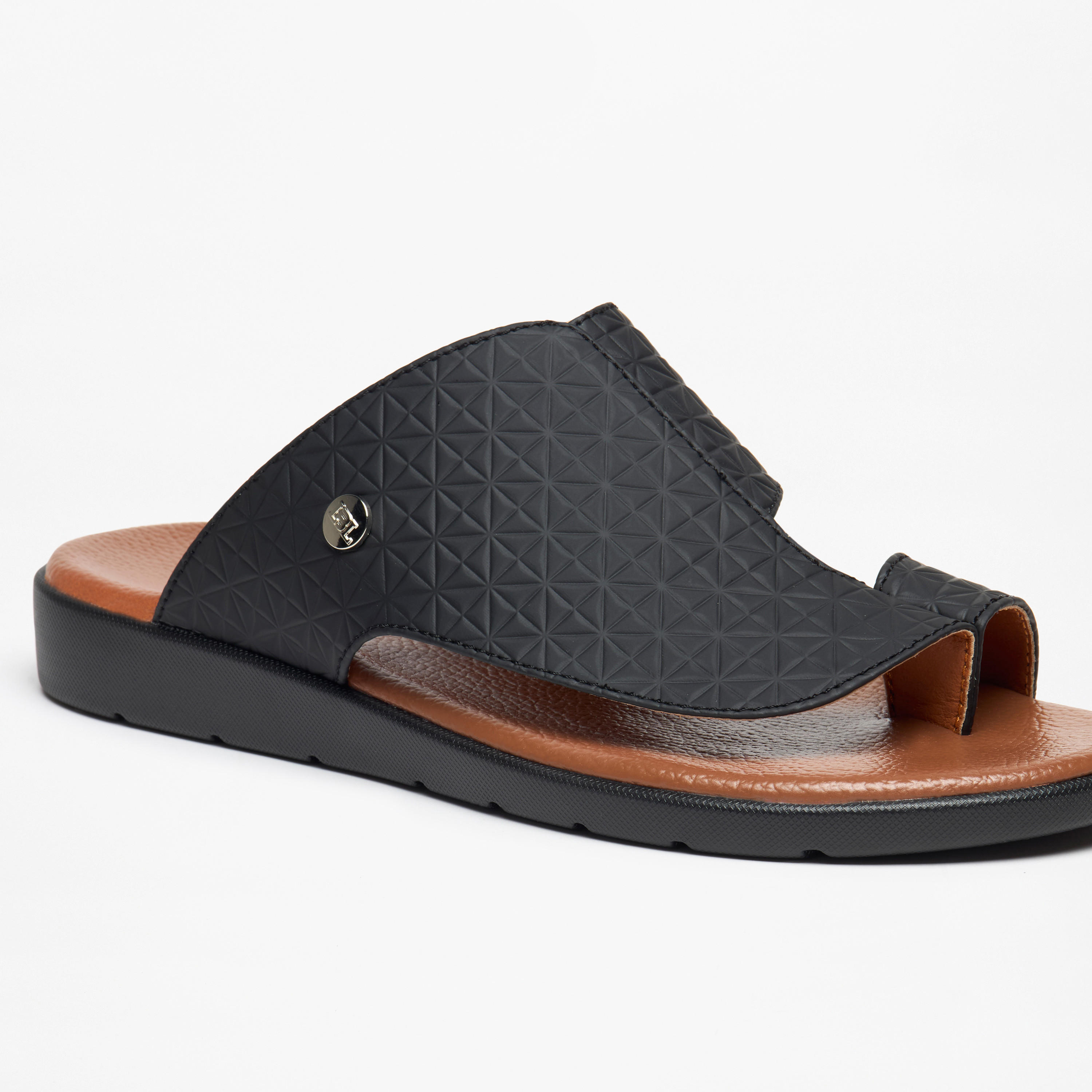 صندل عربي سهل الارتداء بارز الملمس للرجال من إل بي إل من شوإكسبريس-men-shoes-sandals-image-5