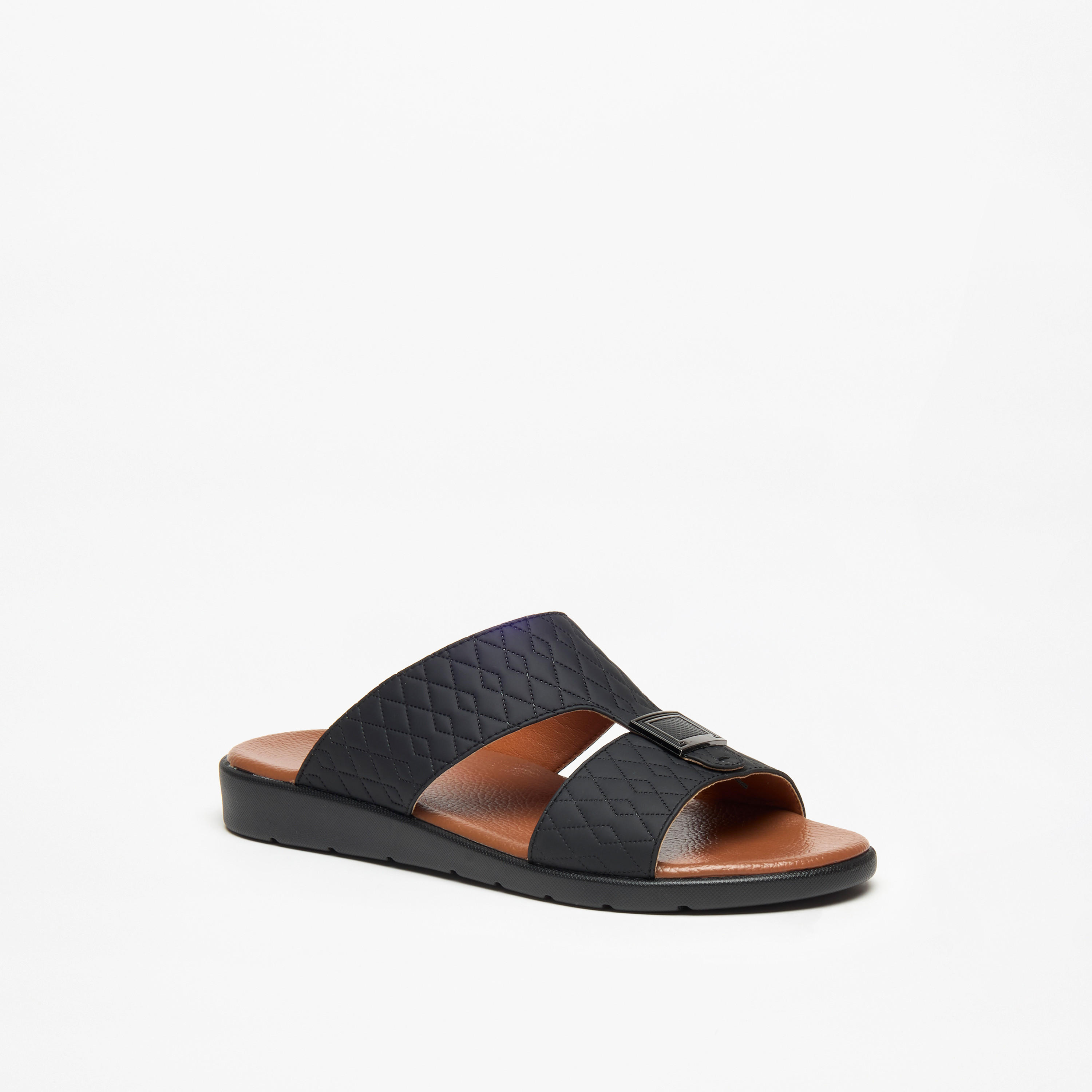 صندل عربي سهل الارتداء بارز الملمس للرجال من إل بي إل من شوإكسبريس-men-shoes-sandals-image-1