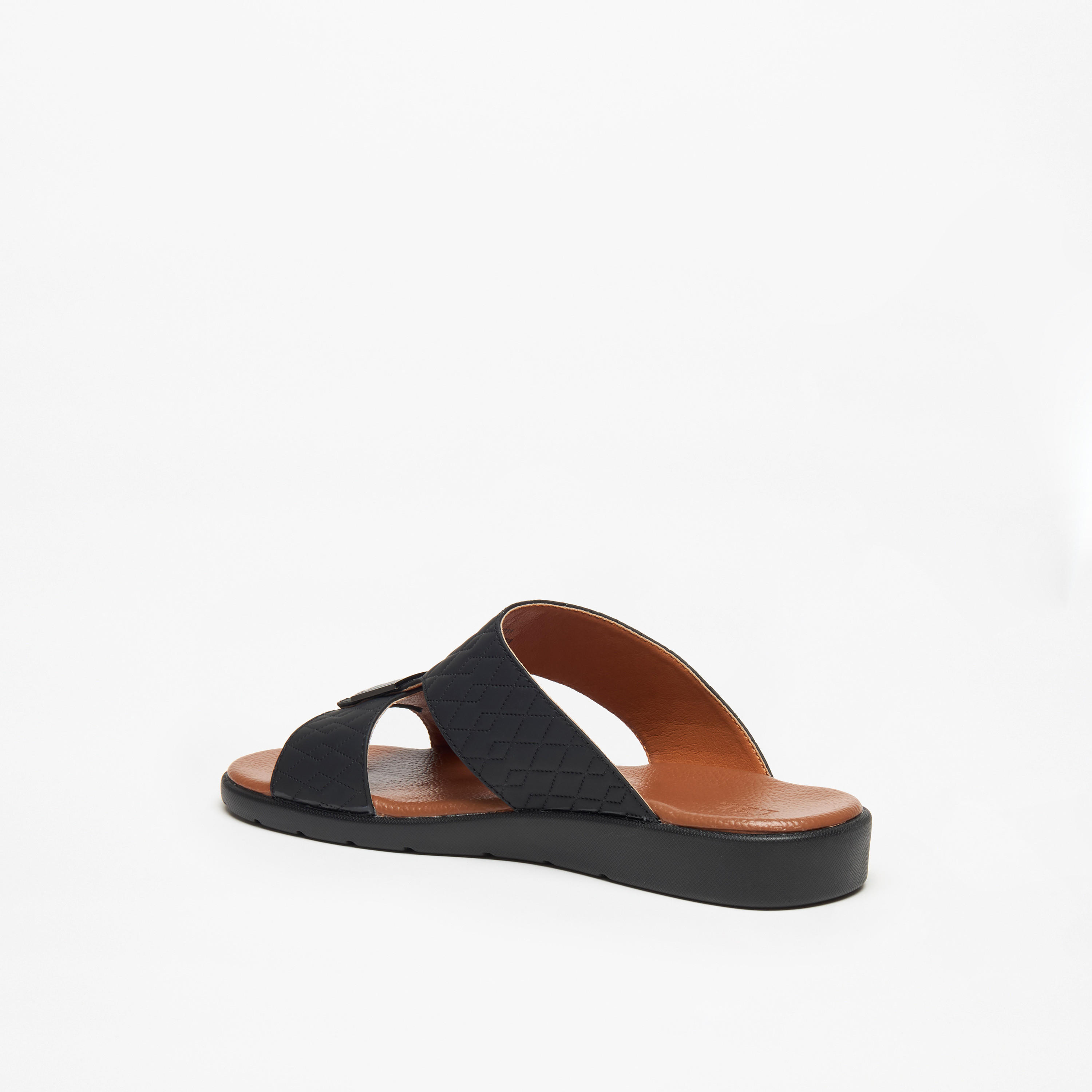 صندل عربي سهل الارتداء بارز الملمس للرجال من إل بي إل من شوإكسبريس-men-shoes-sandals-image-2