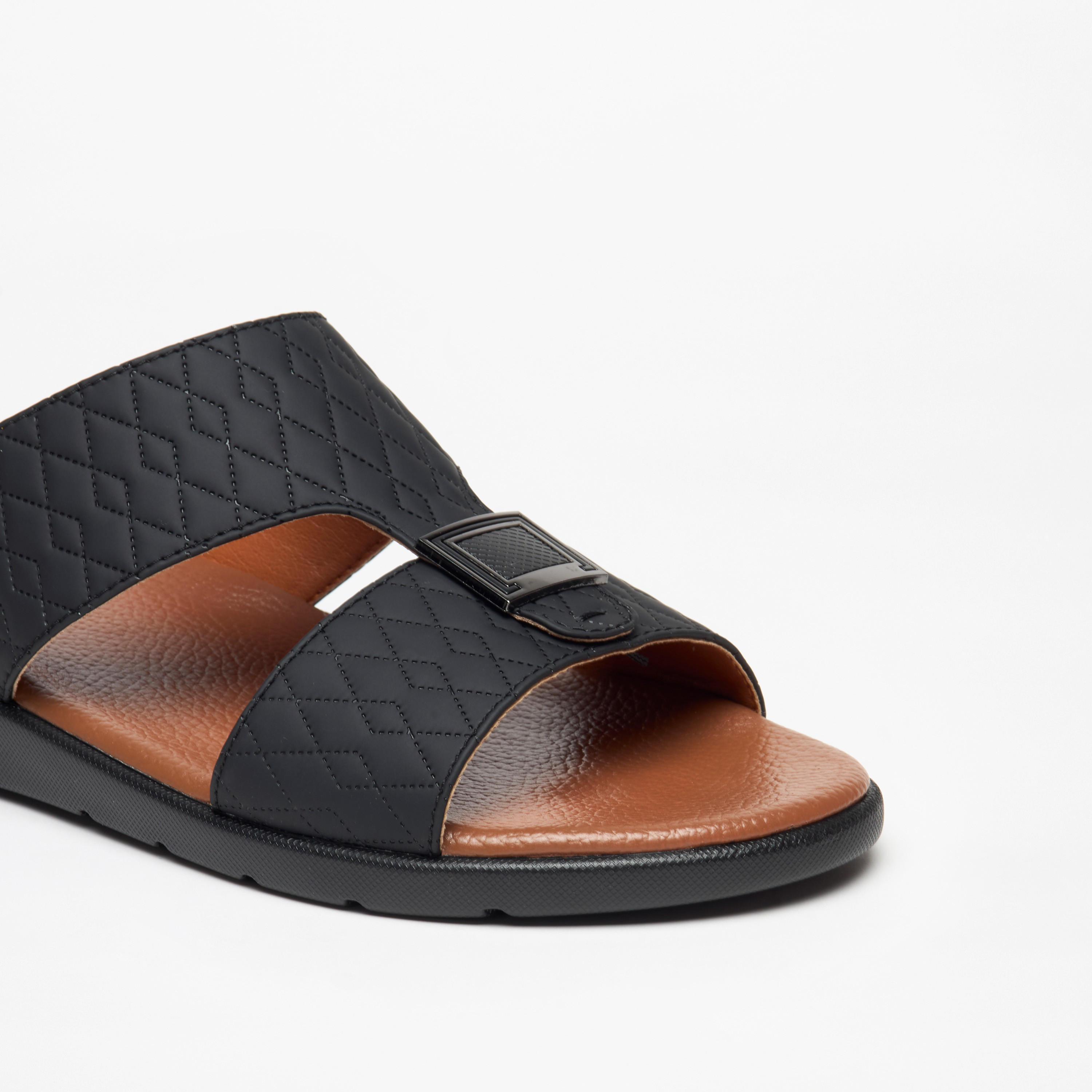 صندل عربي سهل الارتداء بارز الملمس للرجال من إل بي إل من شوإكسبريس-men-shoes-sandals-image-5