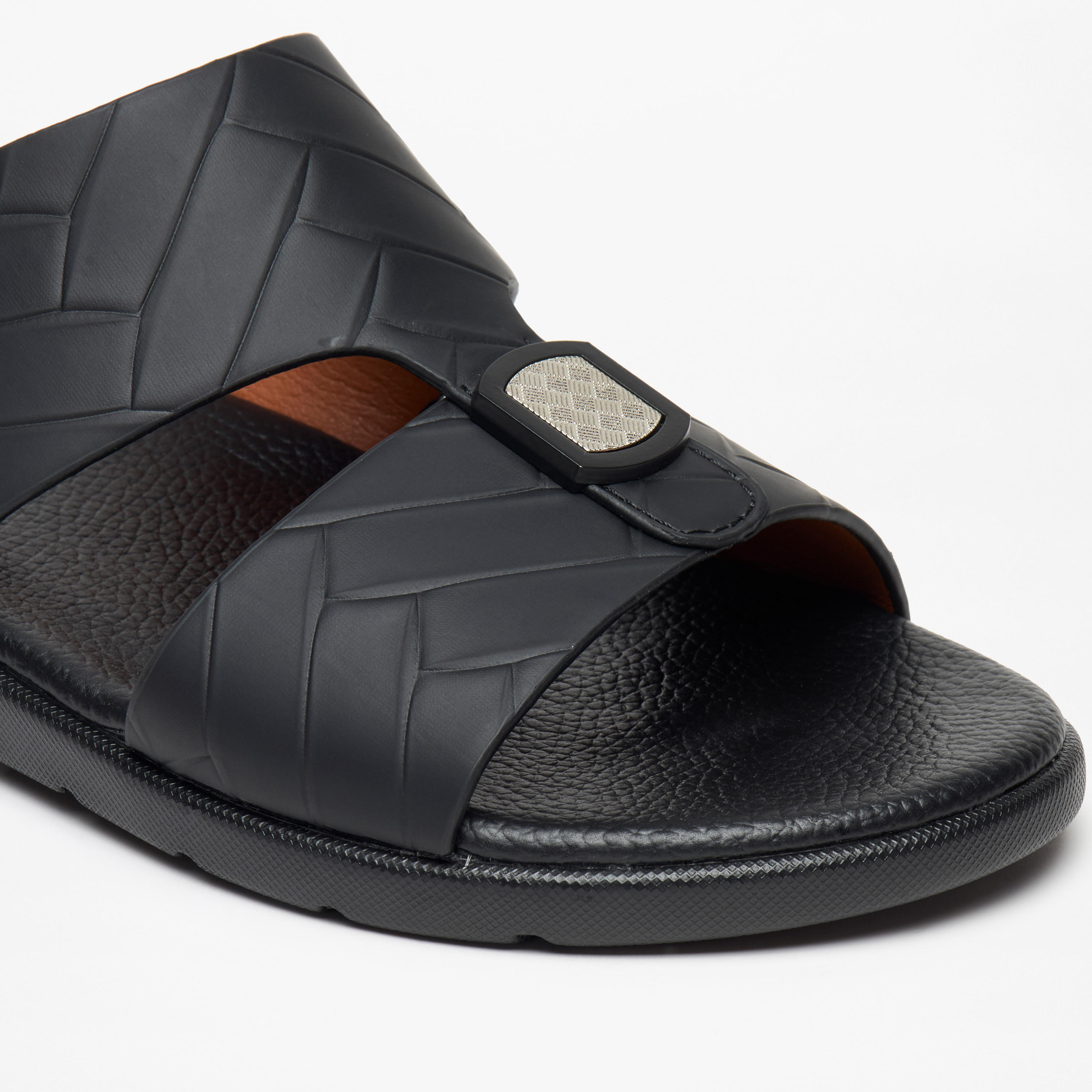 LBL by Shoexpress Men's Textured Slip-On Arabic Sandals-men-shoes-sandals-image-5