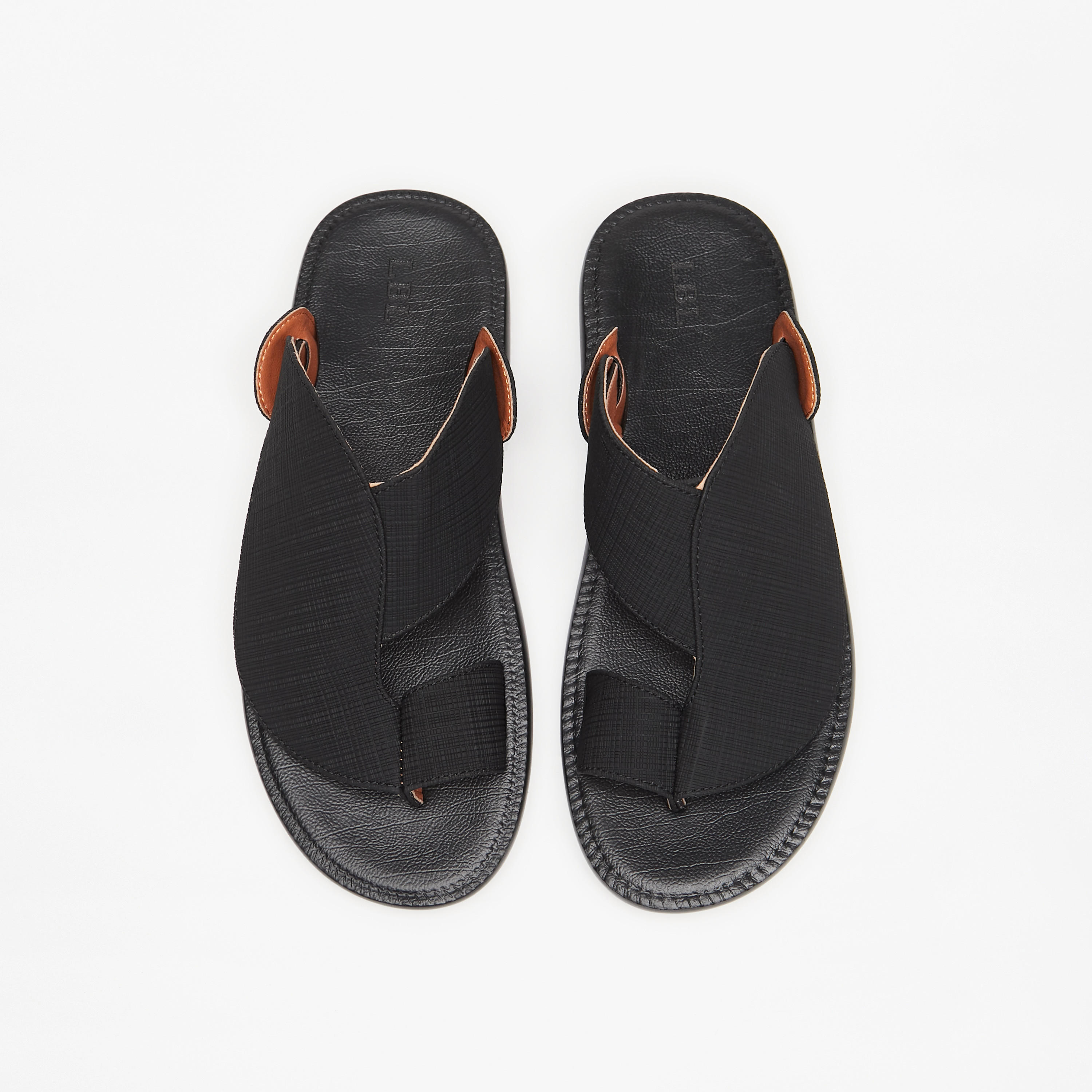صندل عربي سهل الارتداء بارز الملمس للرجال من إل بي إل من شوإكسبريس-cpmen-footwear-sandals-image-2