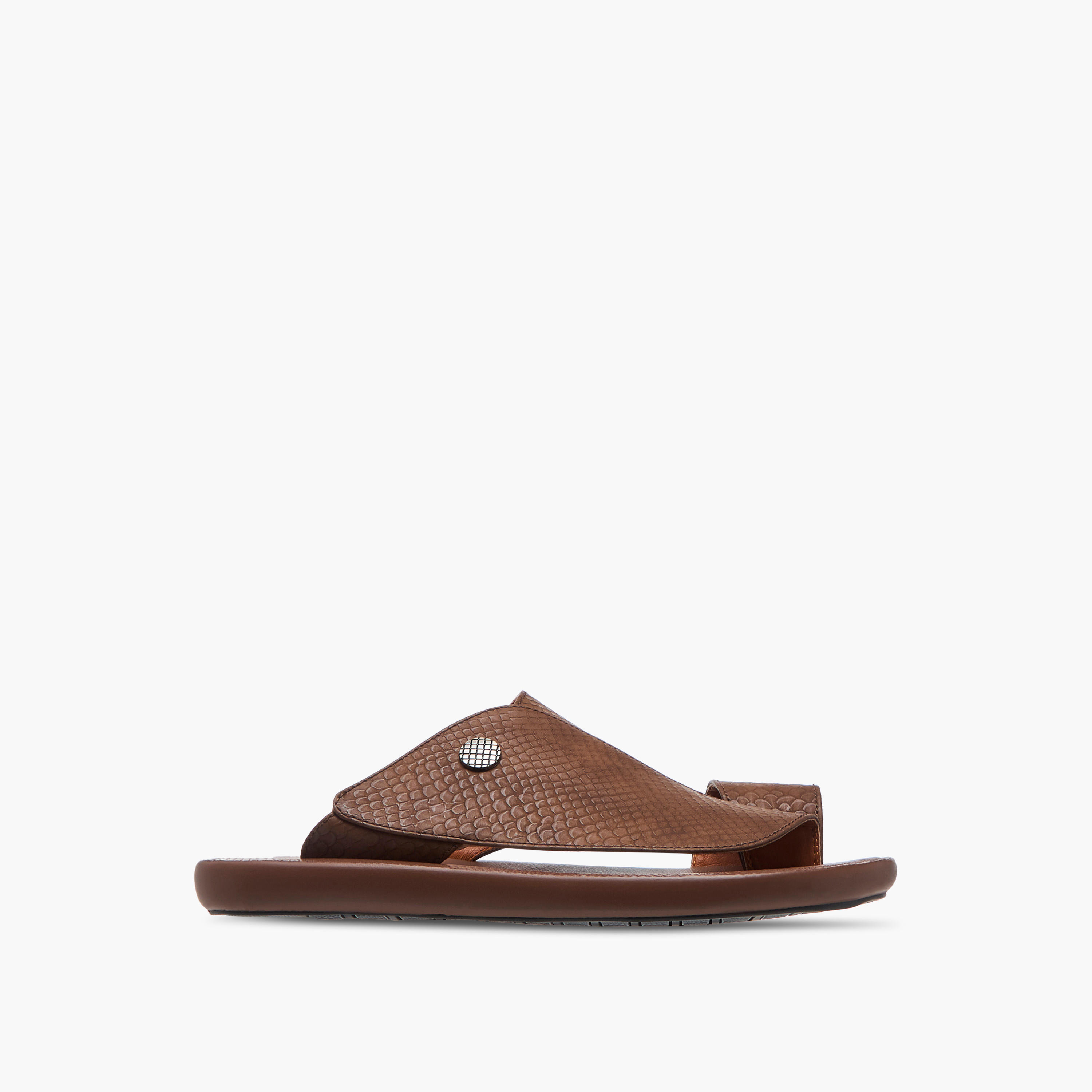 صندل عربي بارز الملمس سهل الارتداء بإصبع من الواحة-men-shoes-sandals-image-2
