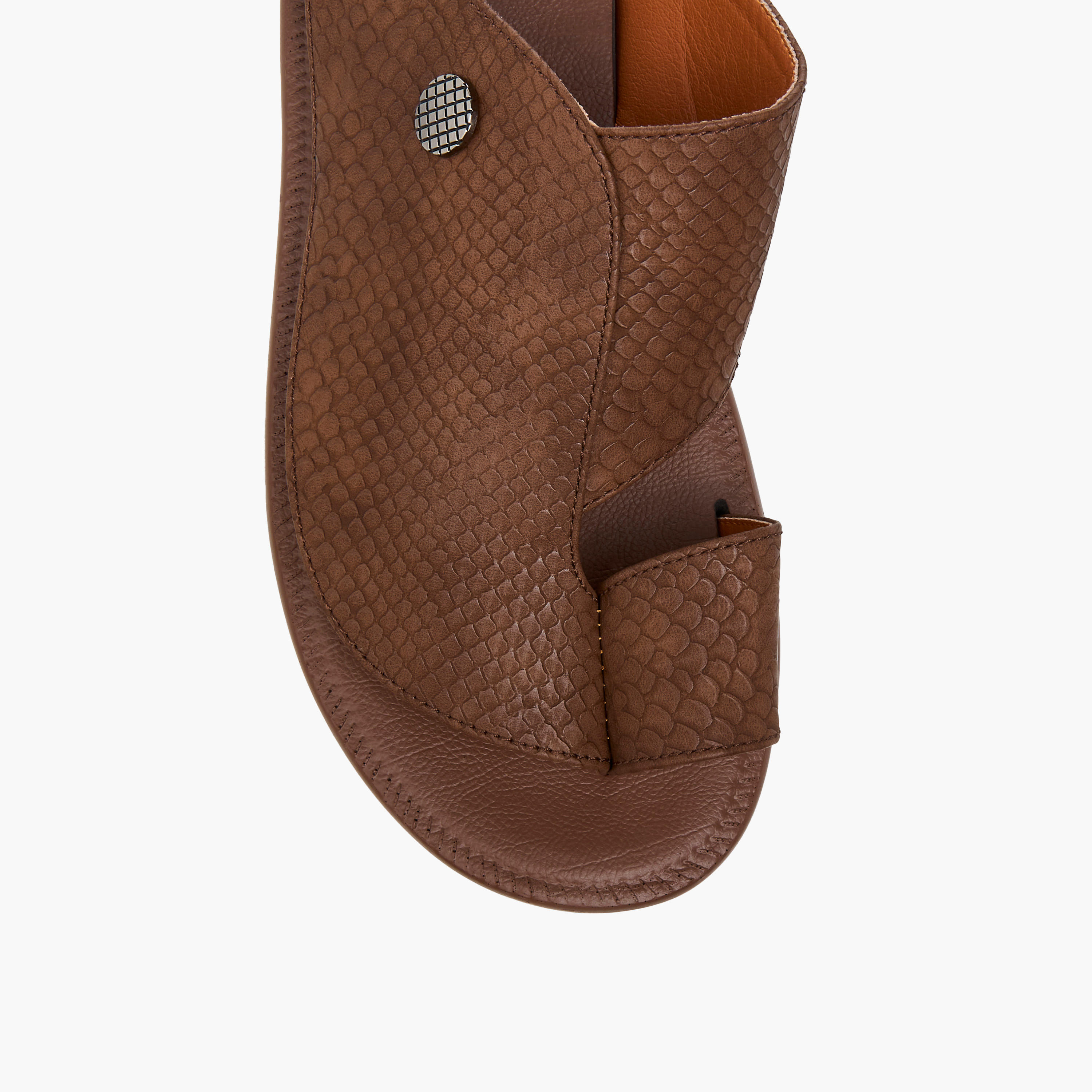 صندل عربي بارز الملمس سهل الارتداء بإصبع من الواحة-men-shoes-sandals-image-3