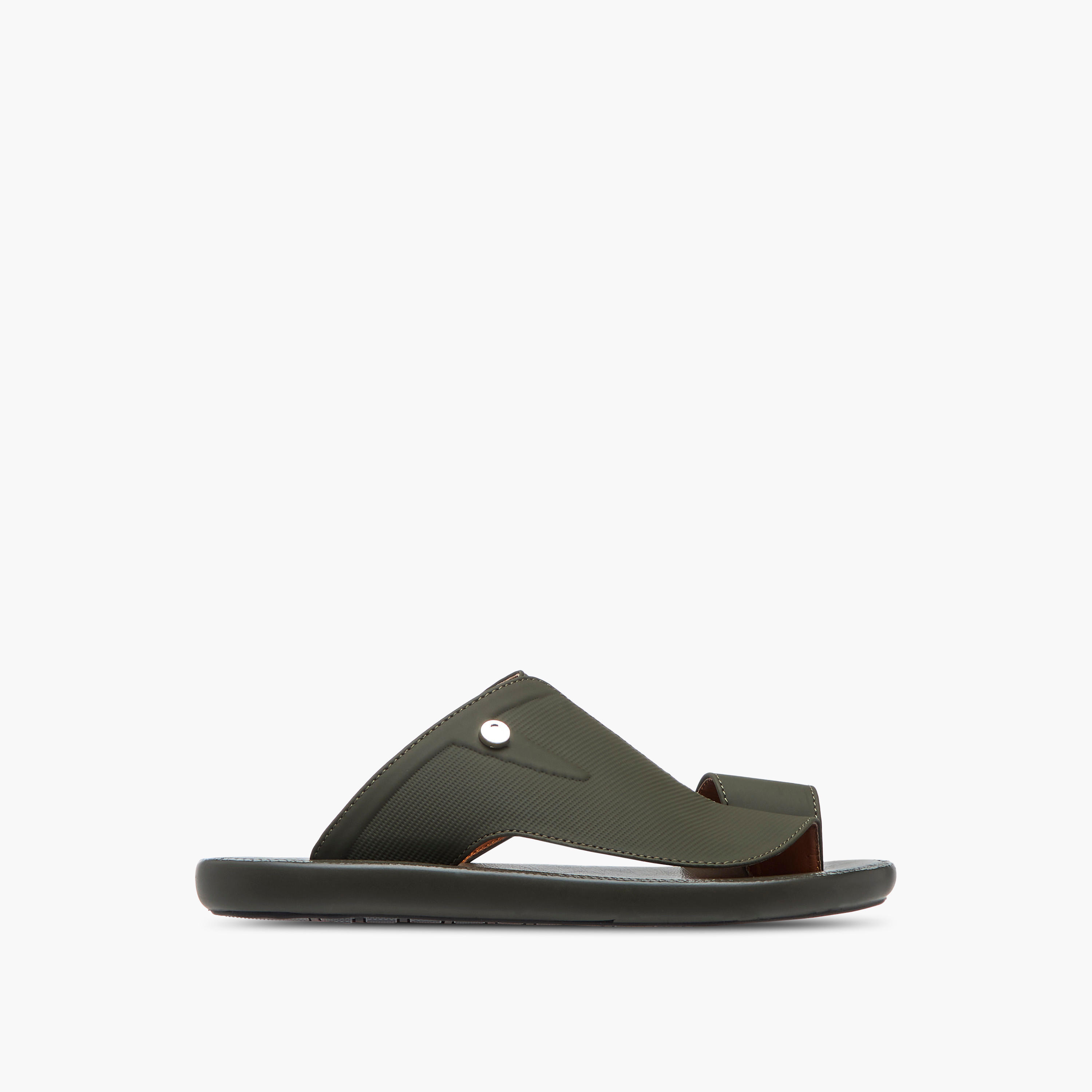صندل عربي بارز الملمس سهل الارتداء بإصبع من الواحة-men-shoes-sandals-image-2