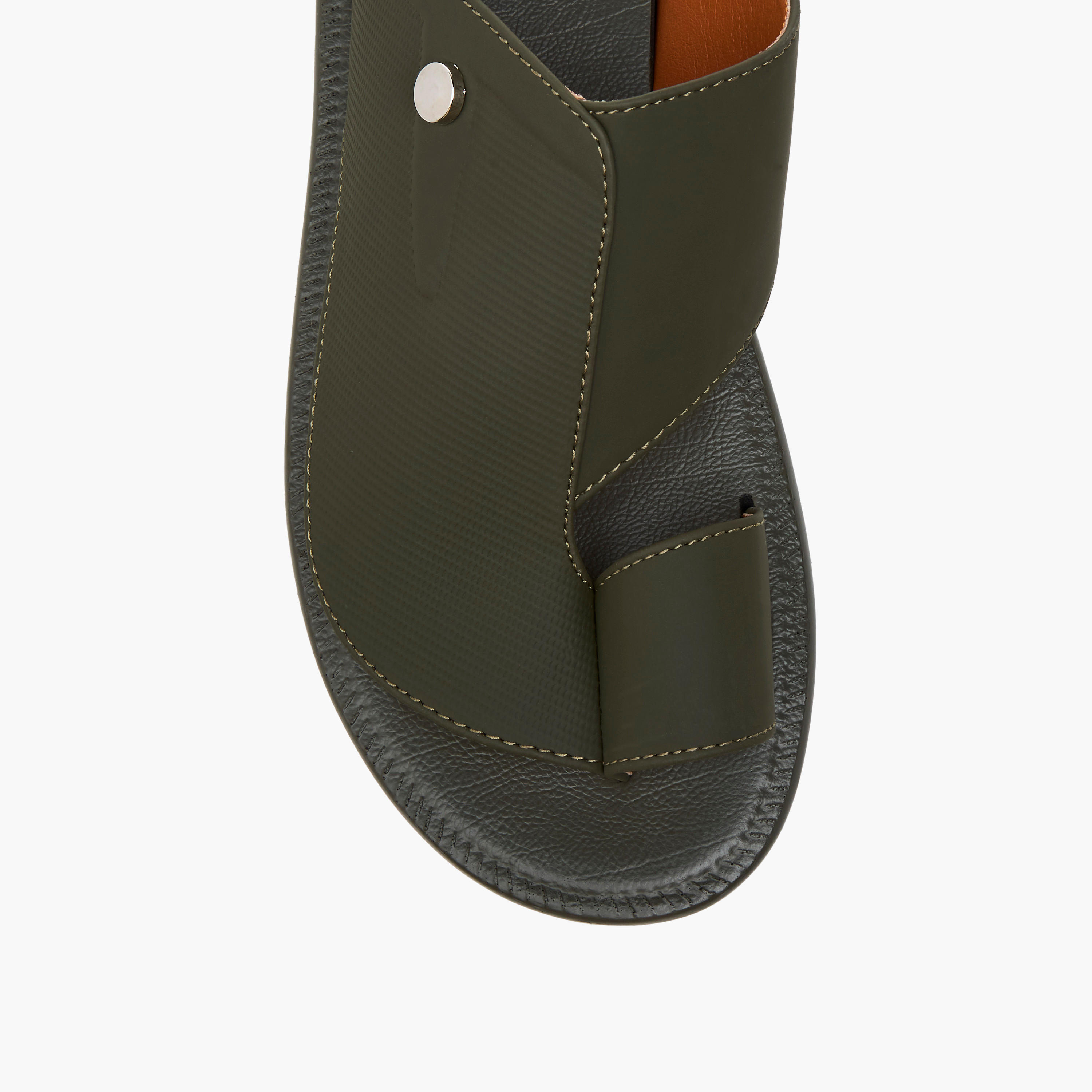 صندل عربي بارز الملمس سهل الارتداء بإصبع من الواحة-men-shoes-sandals-image-3