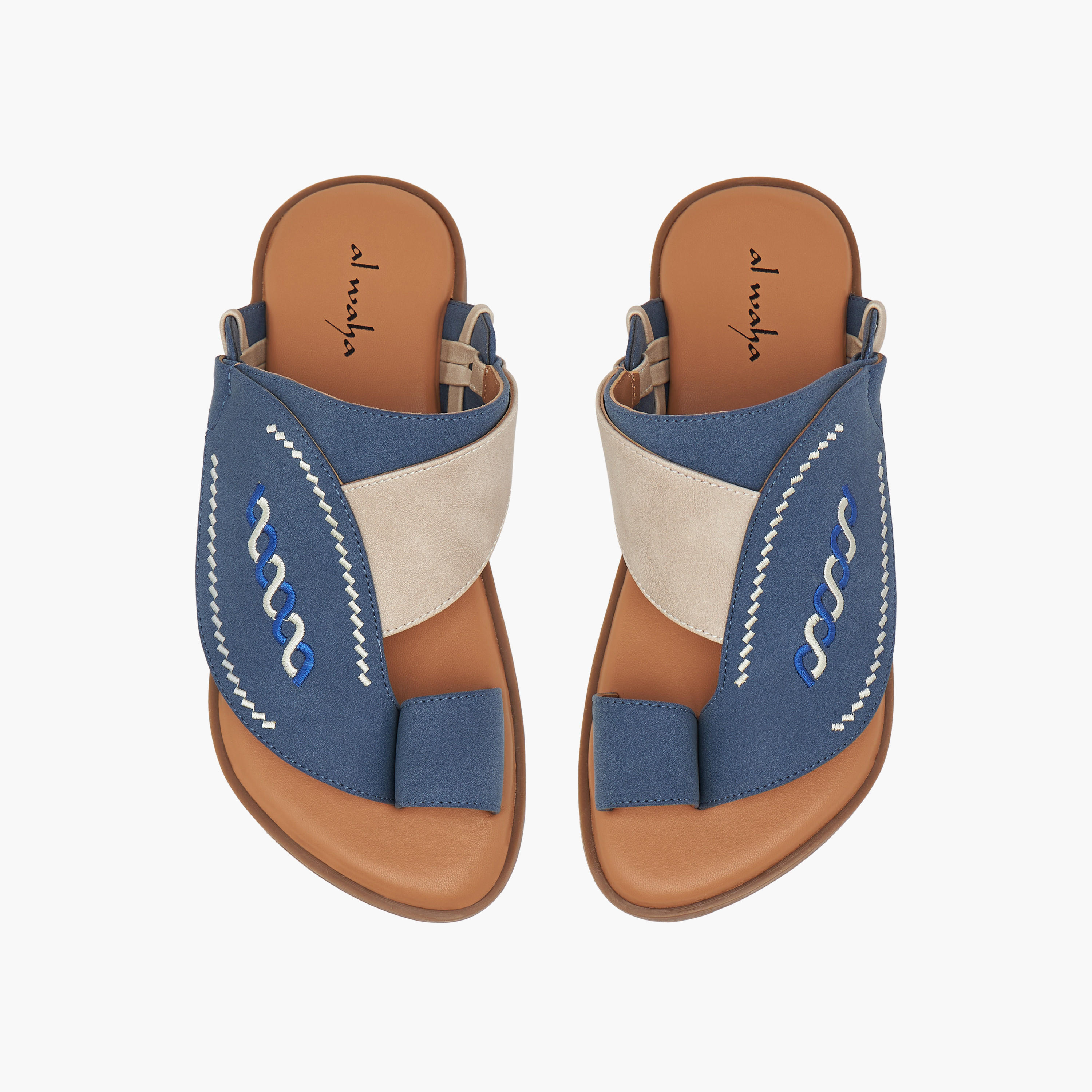 صندل عربي مطرّز سهل الارتداء بحلقة إصبع من الواحة-boys-shoes-sandals-image-1