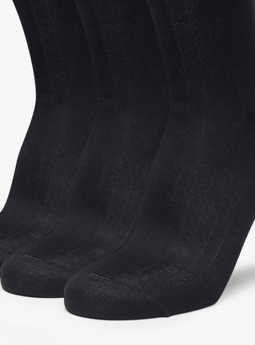 جوارب متنوعة بطول ربلة الساق من دوتشيني - طقم 3 أزواج-men-socks-image-1
