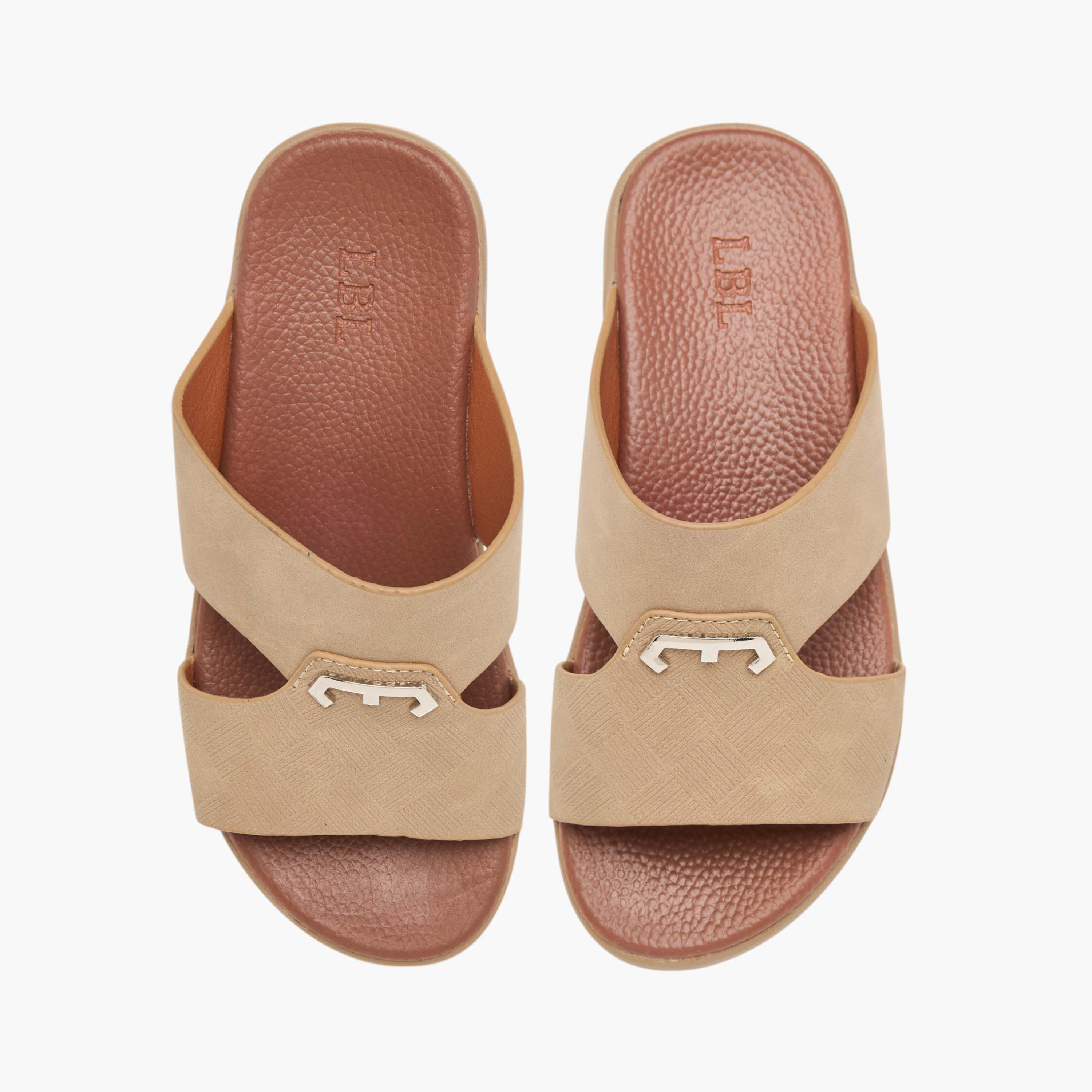 LBL by Shoexpress Textured Slip-On Arabic Sandals-boys-shoes-sandals-image-1