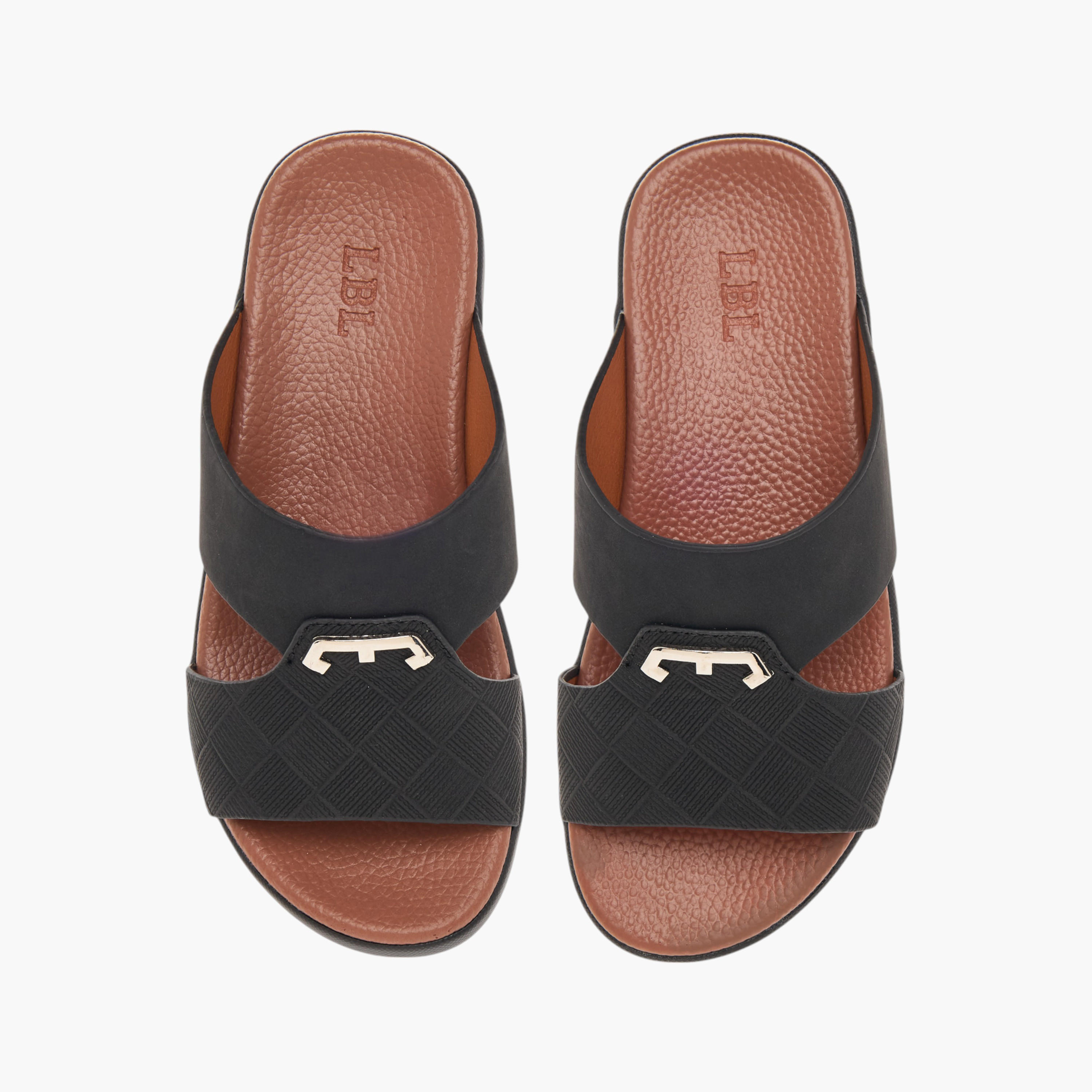 LBL by Shoexpress Textured Slip-On Arabic Sandals-boys-shoes-sandals-image-1