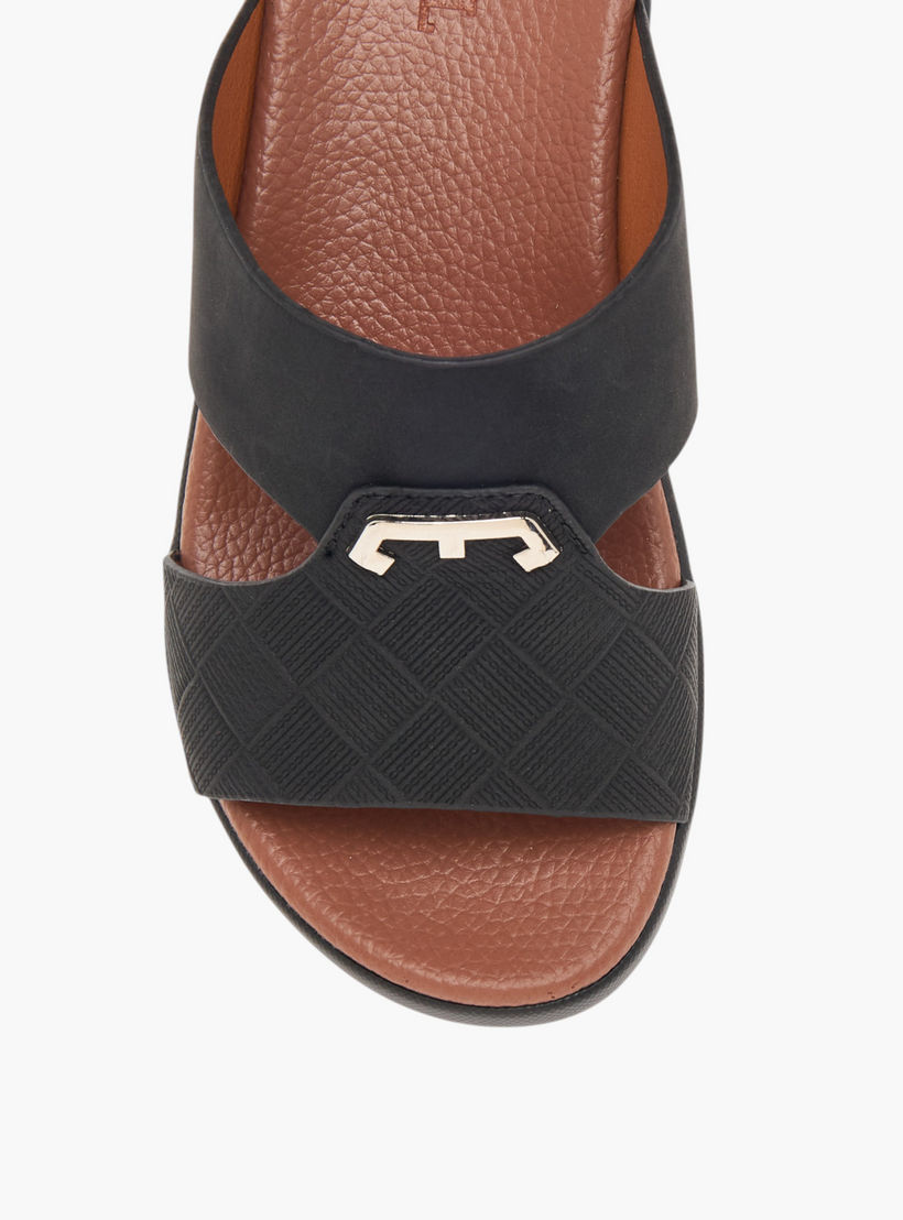 LBL by Shoexpress Textured Slip-On Arabic Sandals-boys-shoes-sandals-image-3