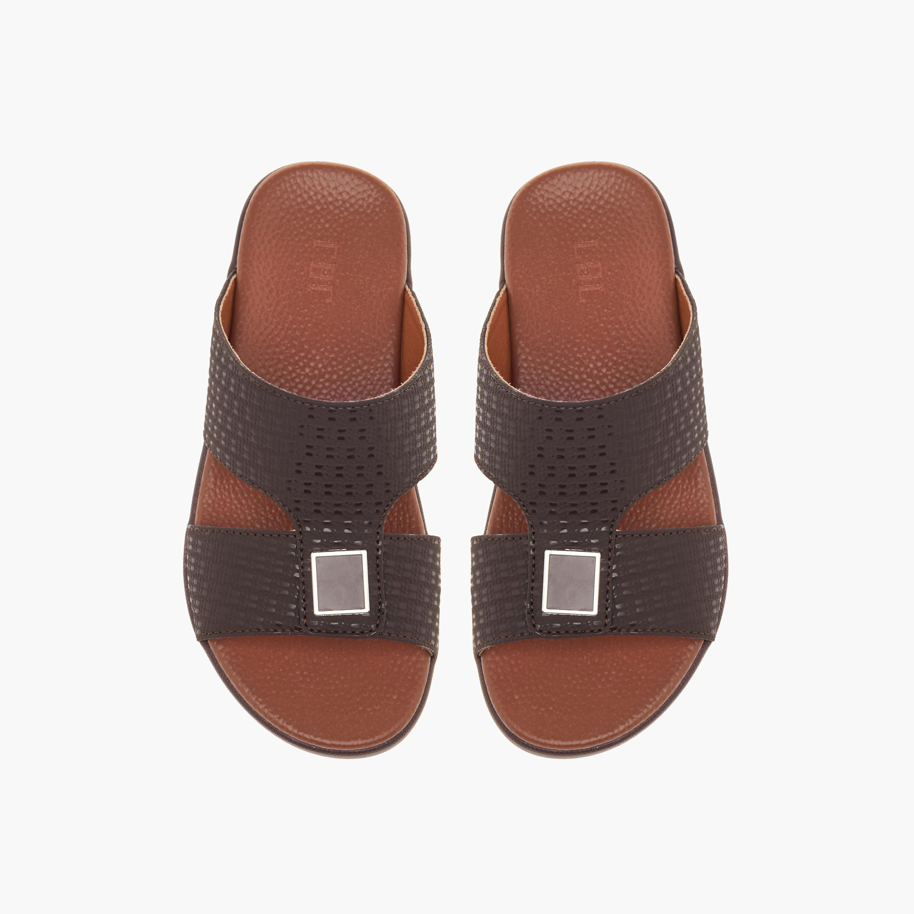 LBL by Shoexpress Textured Slip-On Arabic Sandals-baby-girls-shoes-sandals-image-1
