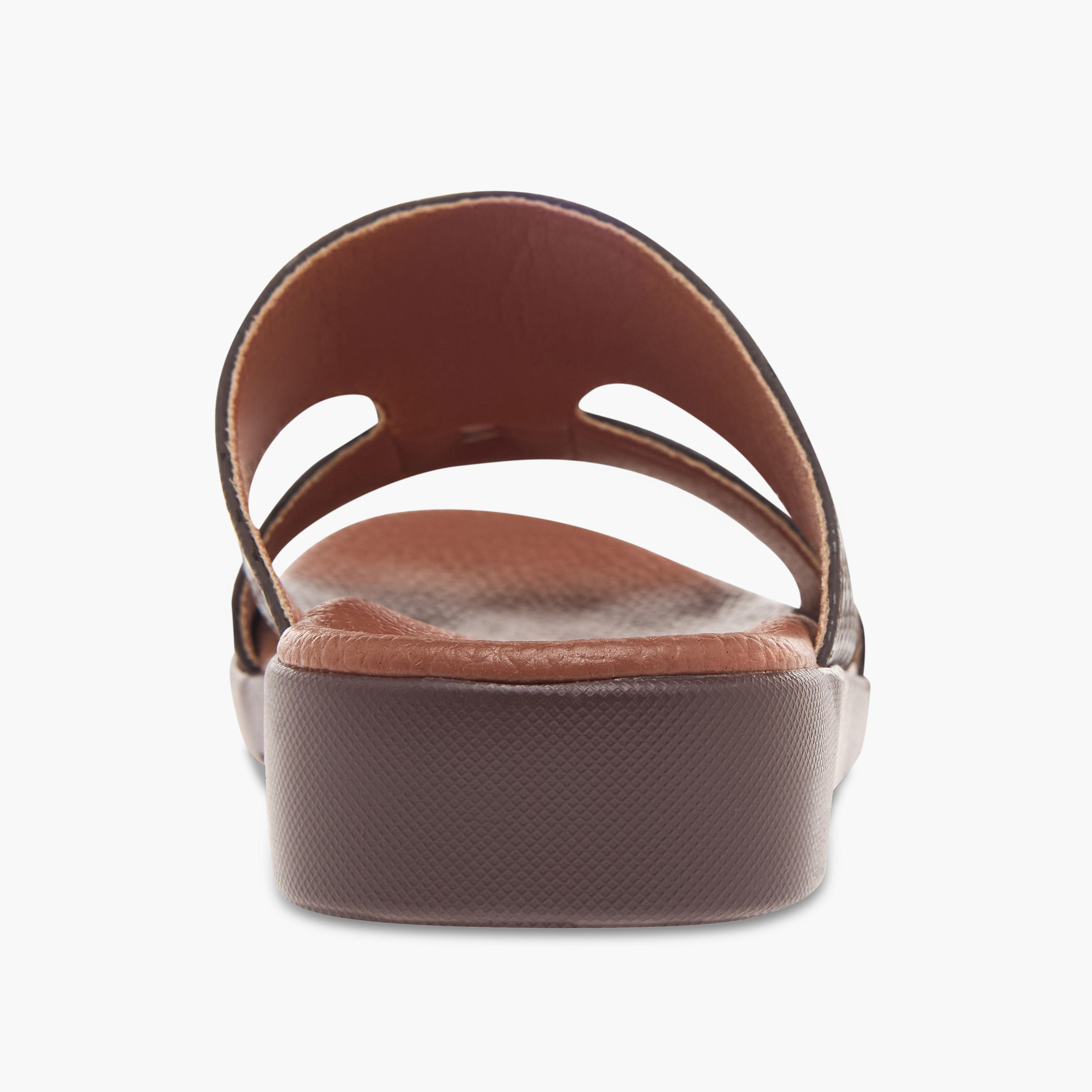 LBL by Shoexpress Textured Slip-On Arabic Sandals-baby-girls-shoes-sandals-image-4