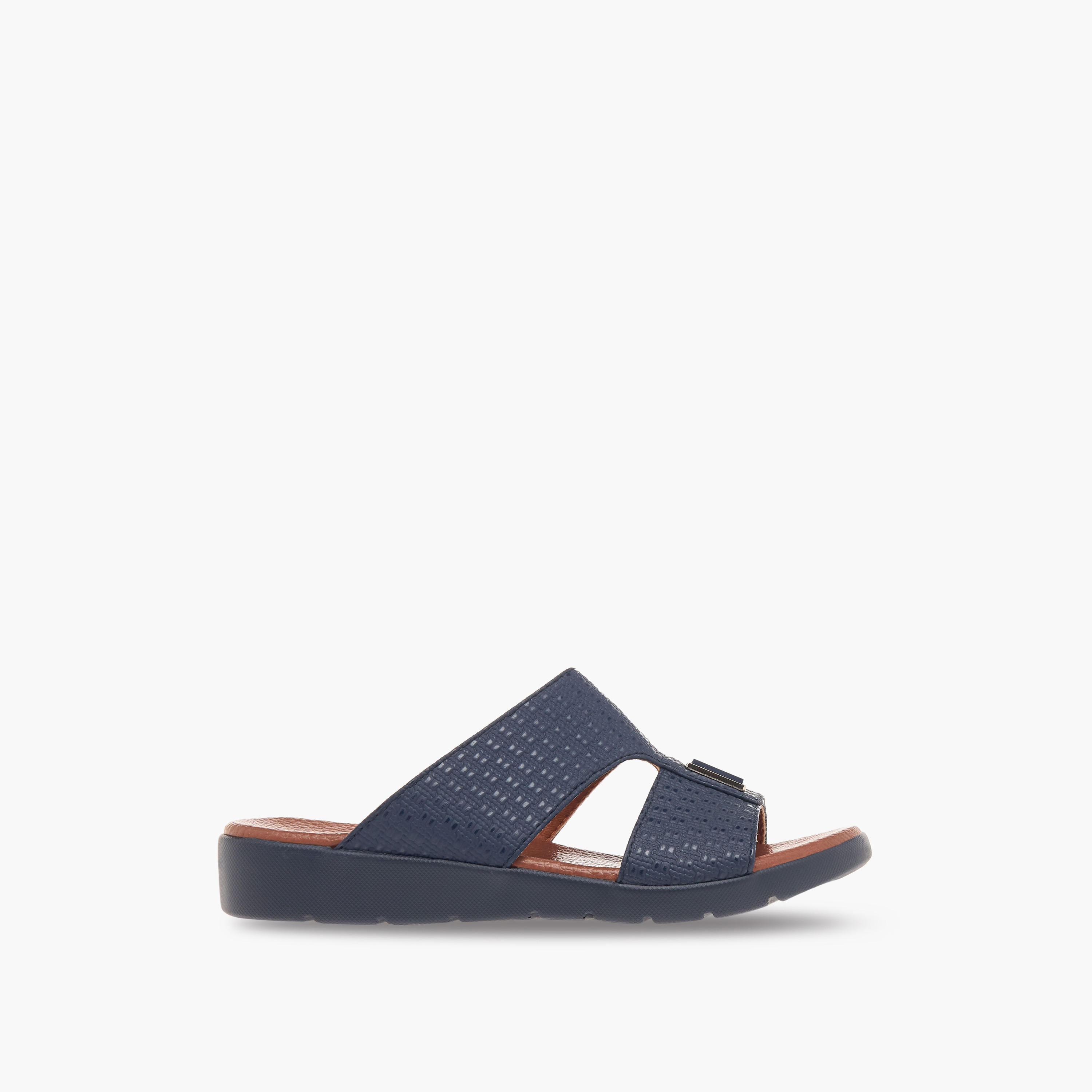 LBL by Shoexpress Textured Slip-On Arabic Sandals-baby-girls-shoes-sandals-image-2