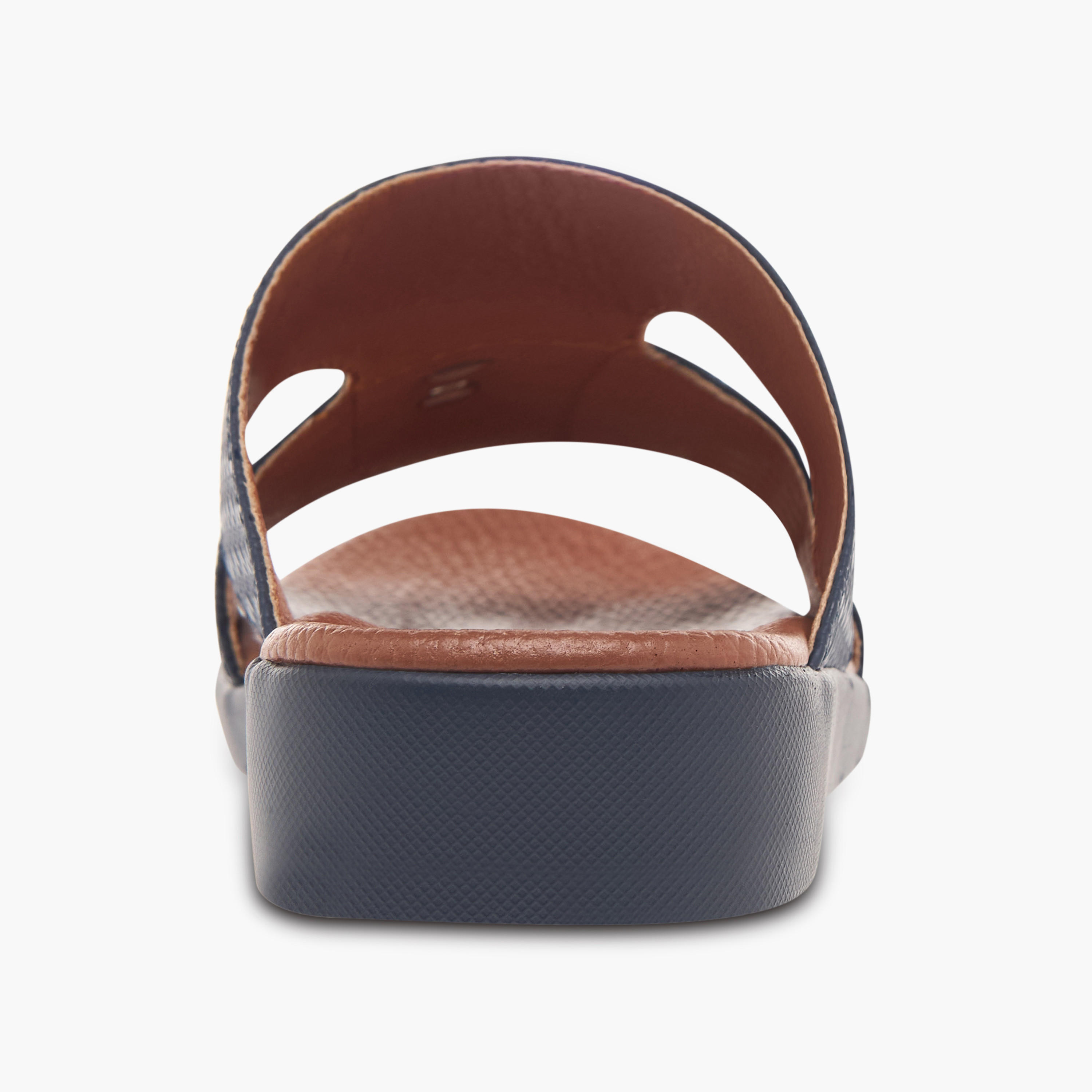 LBL by Shoexpress Textured Slip-On Arabic Sandals-baby-girls-shoes-sandals-image-4