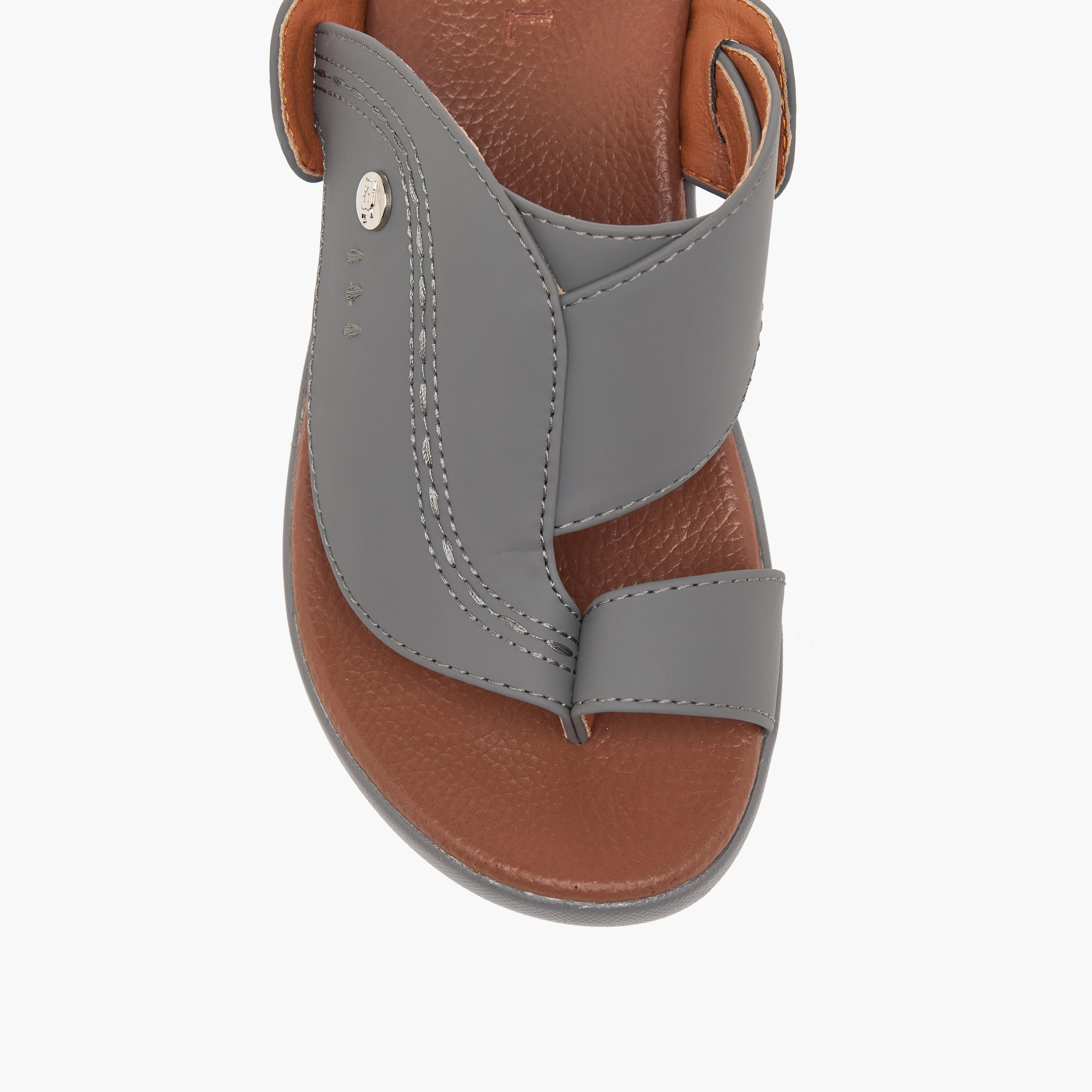 LBL by Shoexpress Textured Slip-On Arabic Sandals-boys-shoes-sandals-image-3