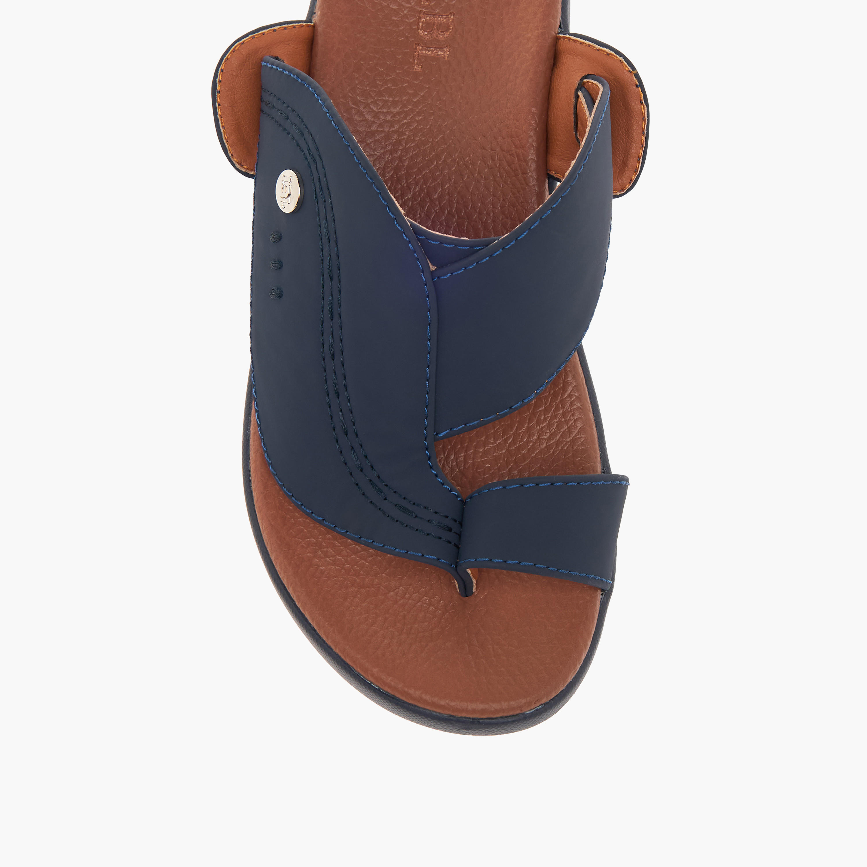 LBL by Shoexpress Textured Slip-On Arabic Sandals-boys-shoes-sandals-image-3