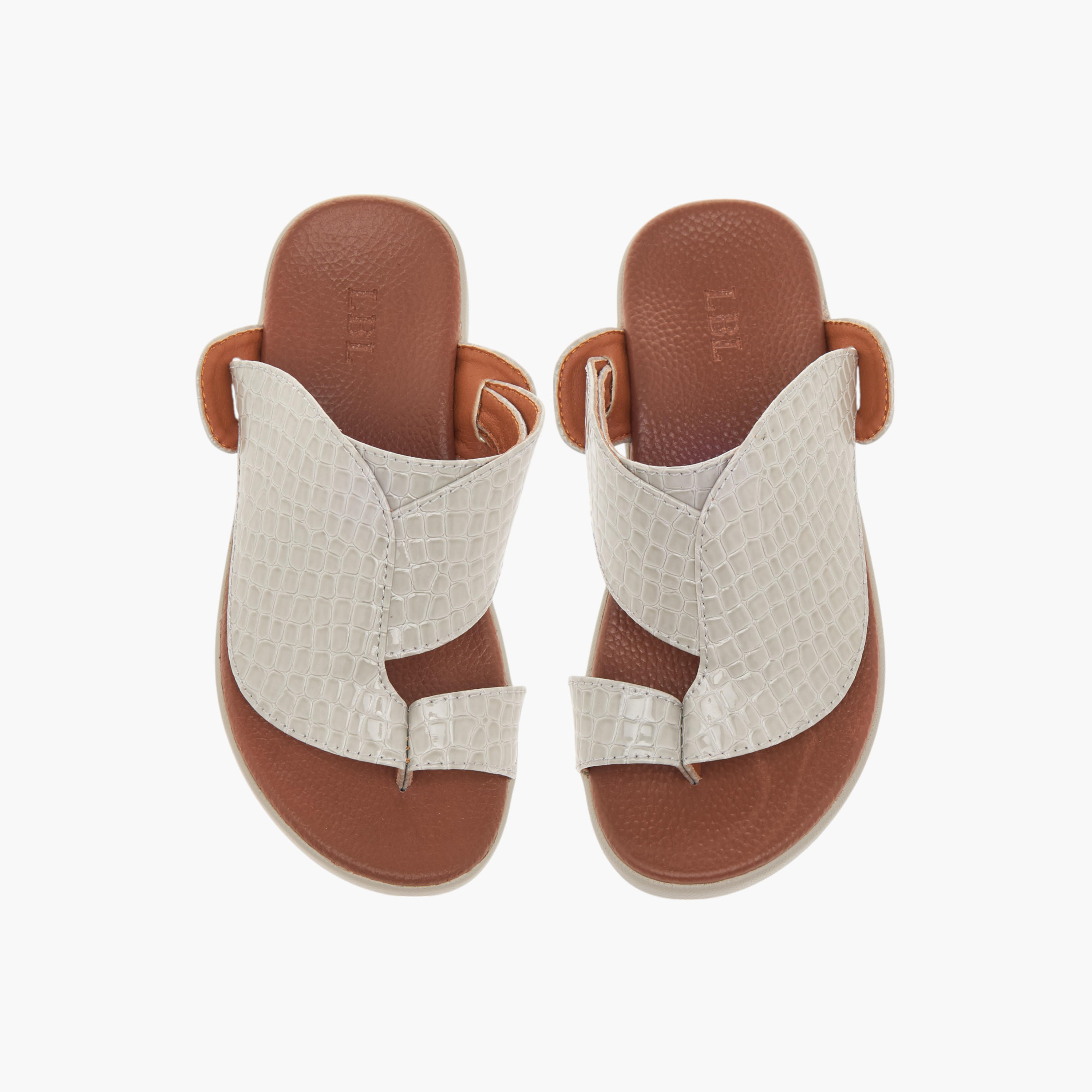 LBL by Shoexpress Textured Slip-On Arabic Sandals-boys-shoes-sandals-image-1