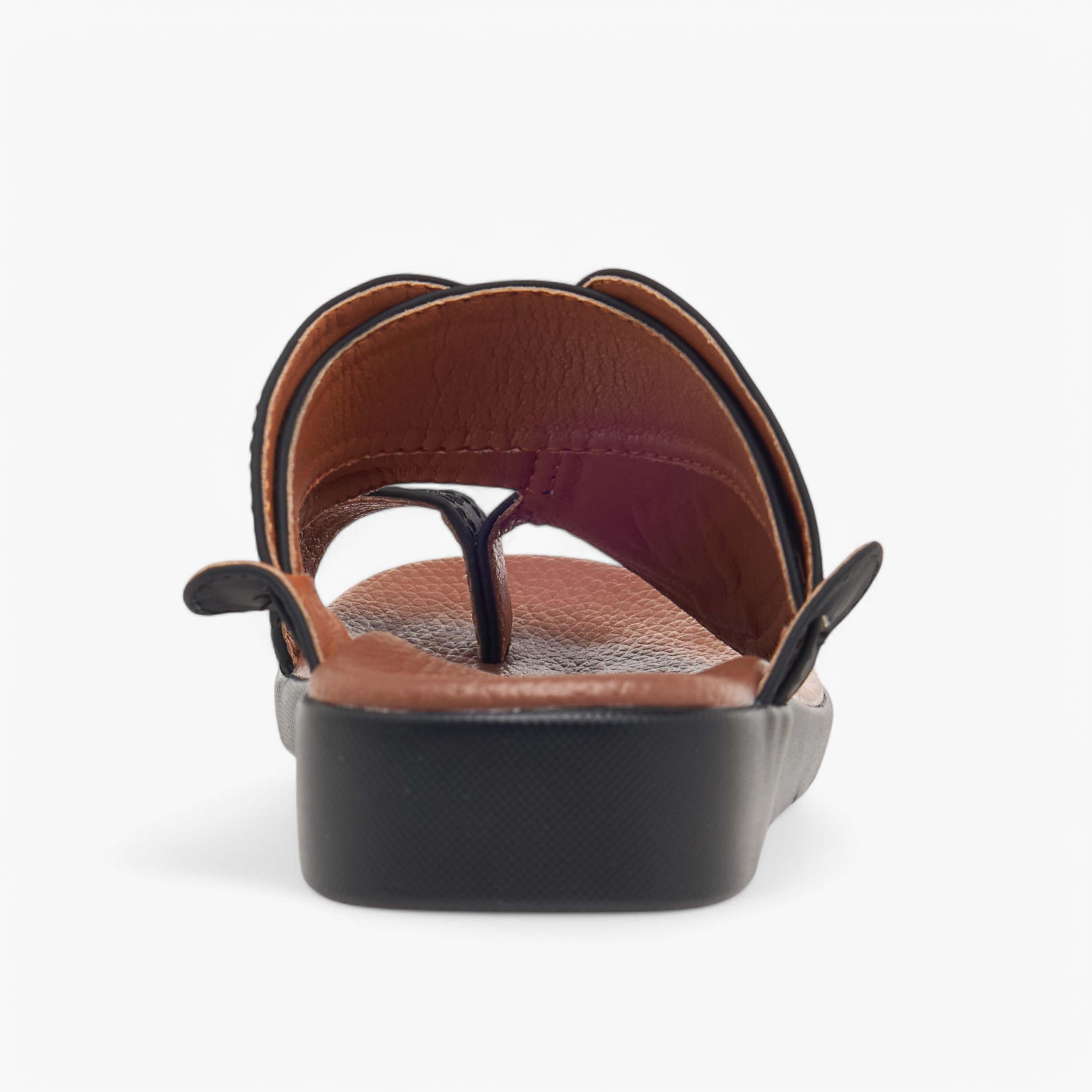 LBL by Shoexpress Embroidery Detail Slip-On Arabic Sandals-boys-shoes-sandals-image-4