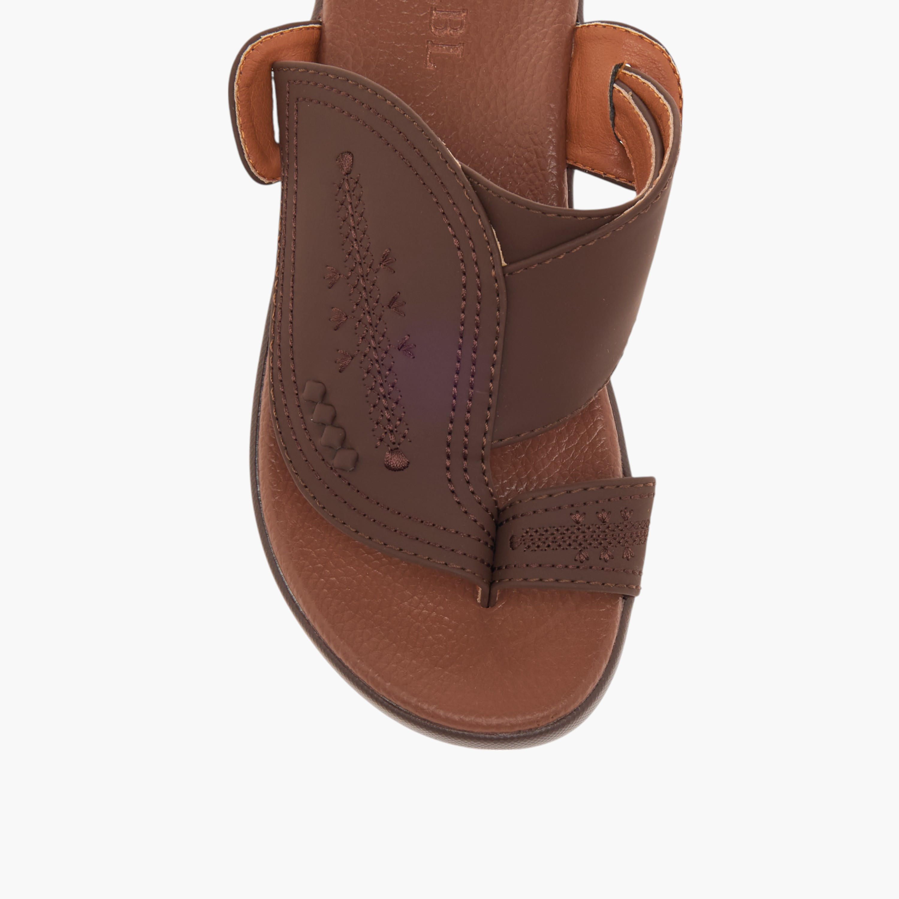 LBL by Shoexpress Embroidery Detail Slip-On Arabic Sandals-boys-shoes-sandals-image-3