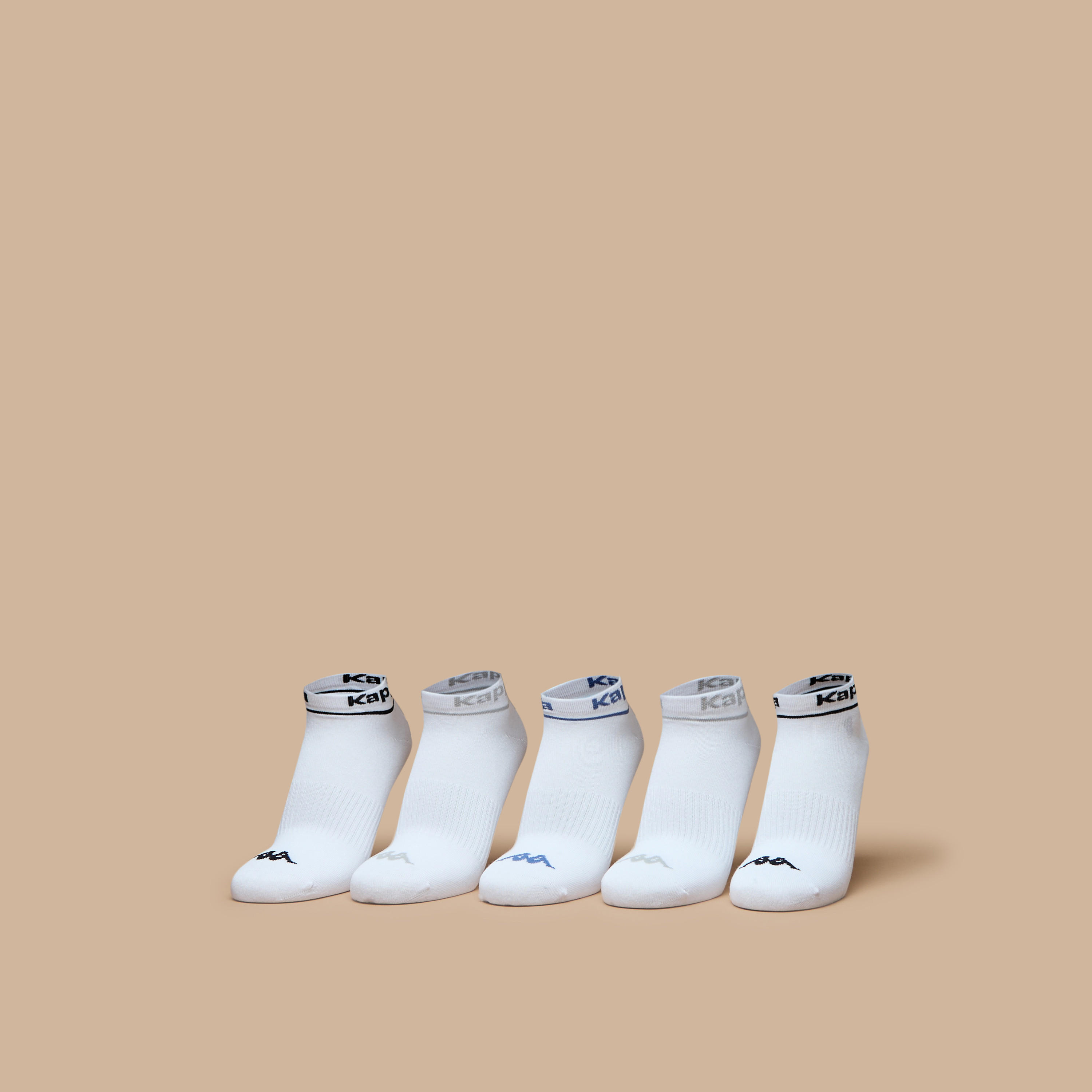 Kappa Printed Ankle Length Sports Socks - Set of 5-men-socks-image-1