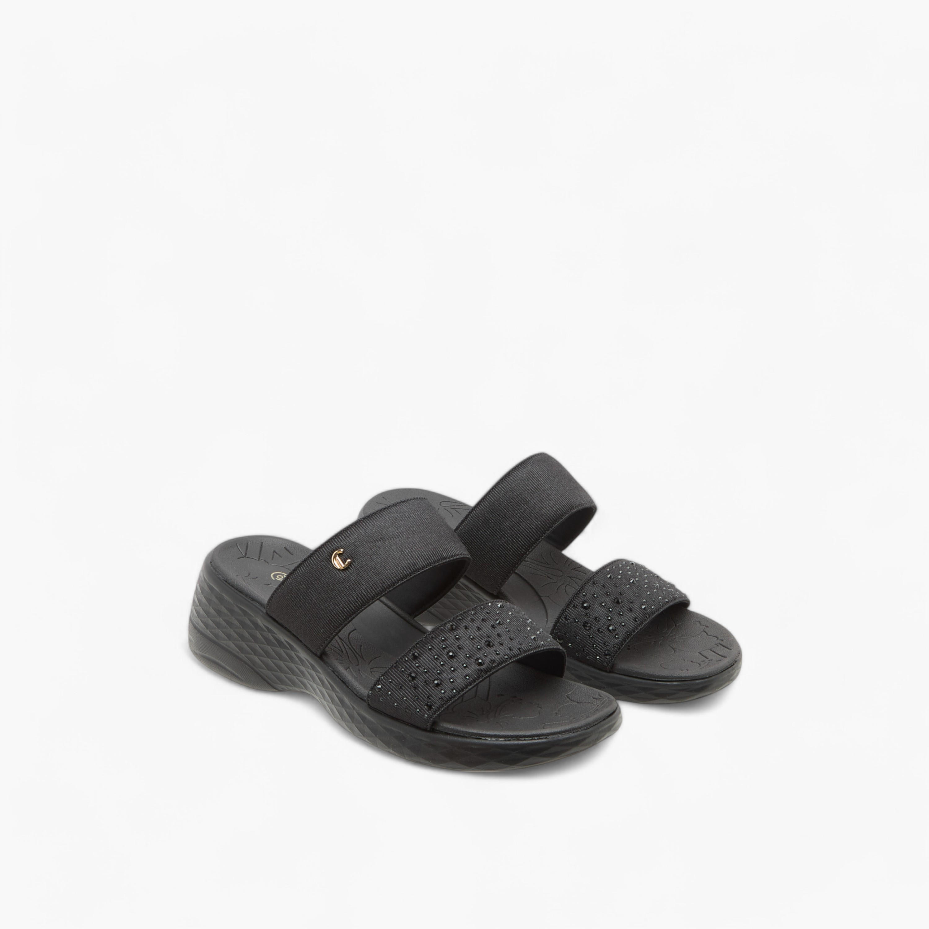 Le Confort Embellished Slip-On Sandals-women-shoes-flats-sandals-image-1