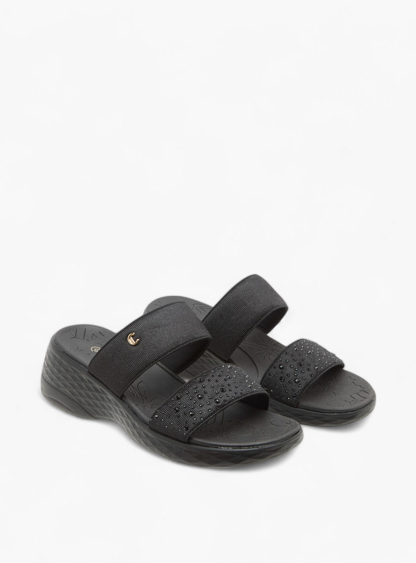 Le Confort Embellished Slip-On Sandals-women-shoes-flats-sandals-image-1
