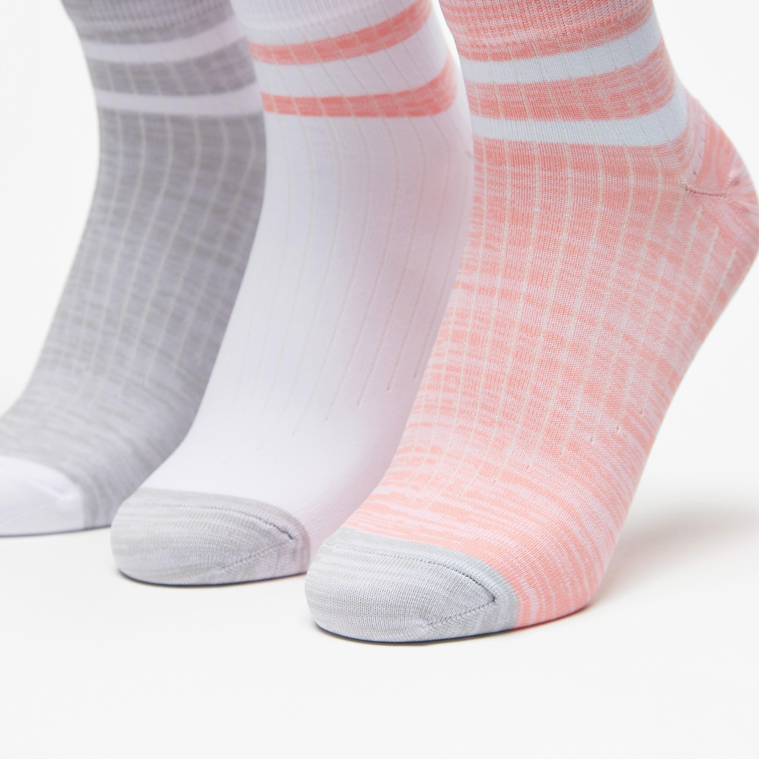 KangaROOS Printed Ankle Length Sports Socks - Set of 3-women-socksandstockings-image-2