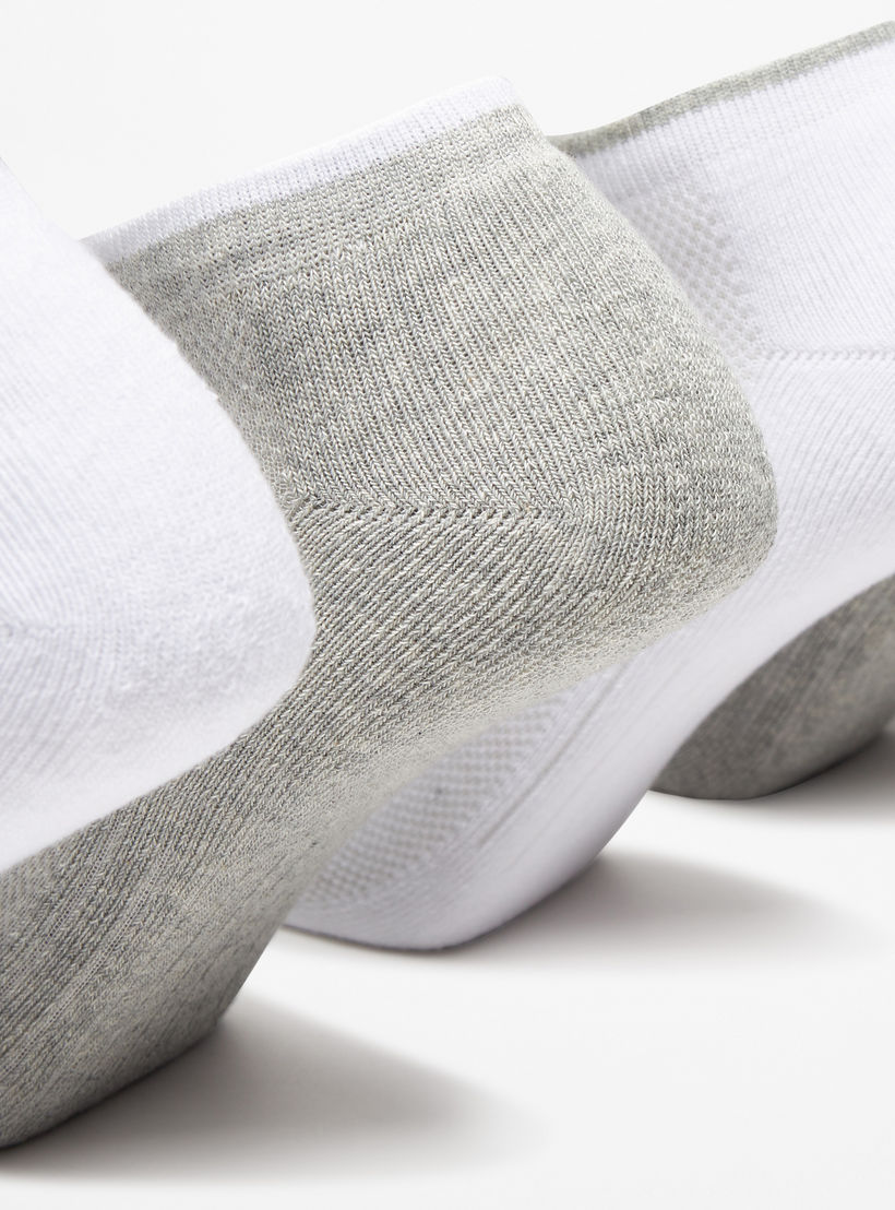 طقم جوارب موسّدة 5 أزواج بطول الكاحل وطبعات من داش-men-socks-image-1