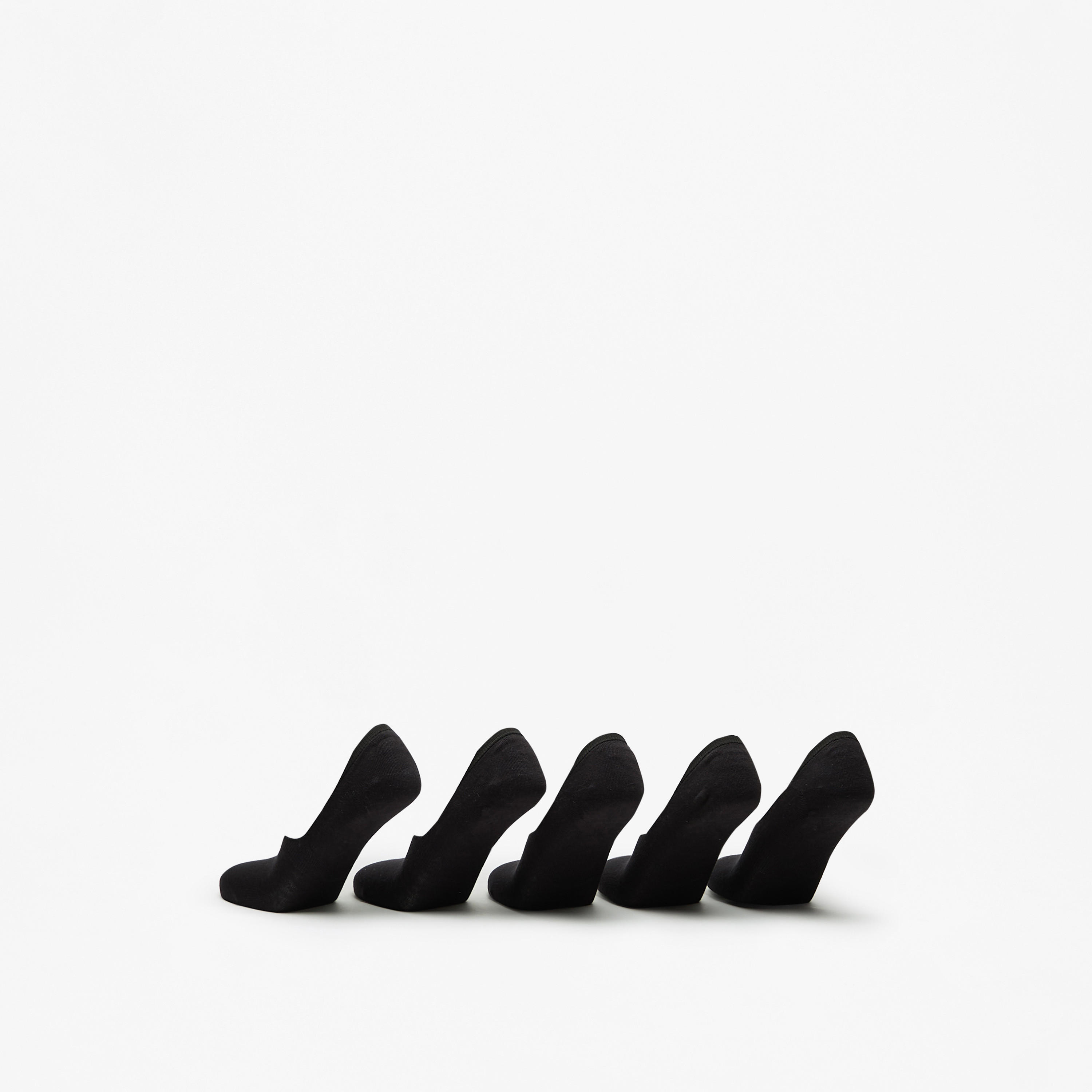 LBL by Shoexpress Solid No Show Socks - Set of 5-men-socks-image-3