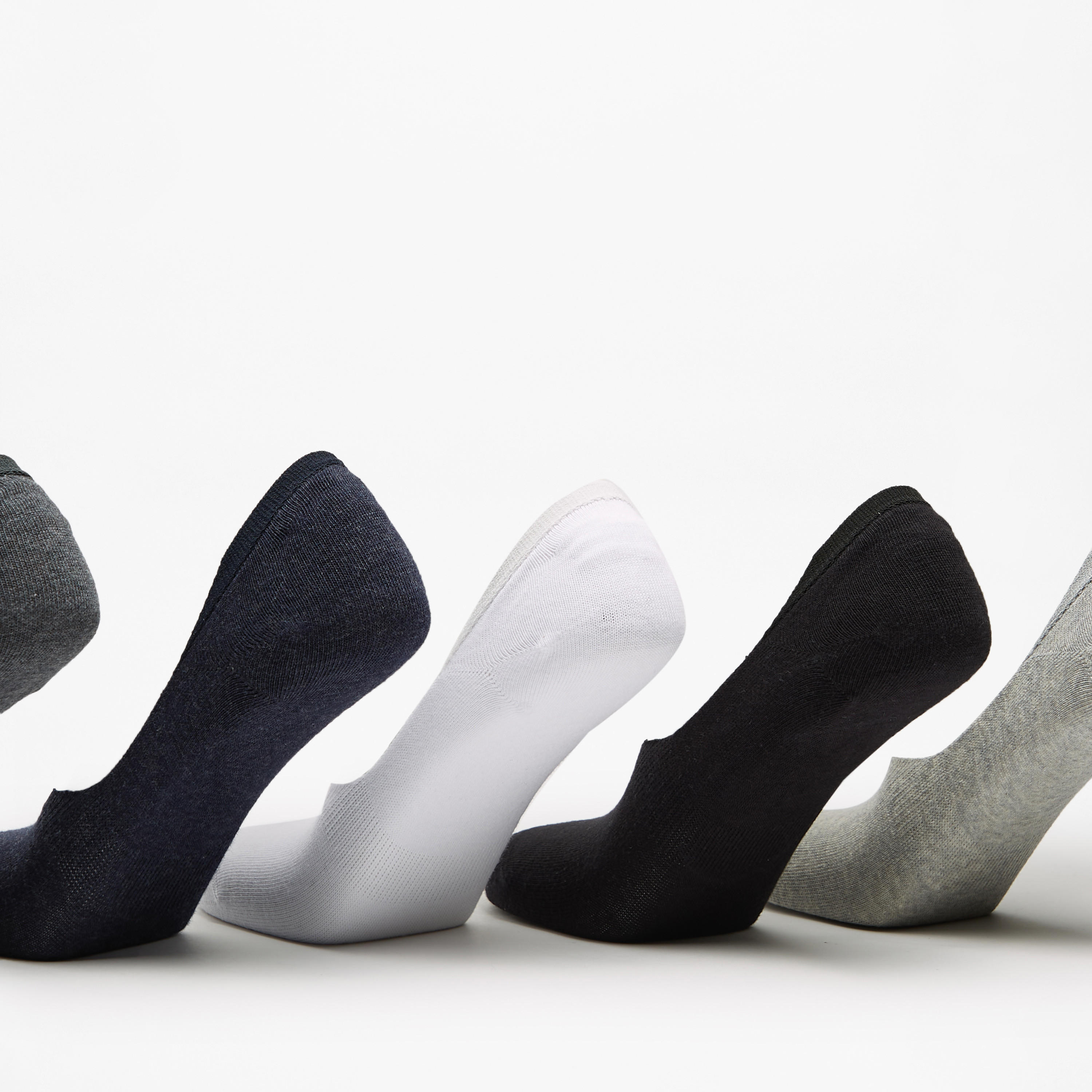 LBL by Shoexpress Solid No Show Socks - Set of 5-men-socks-image-2