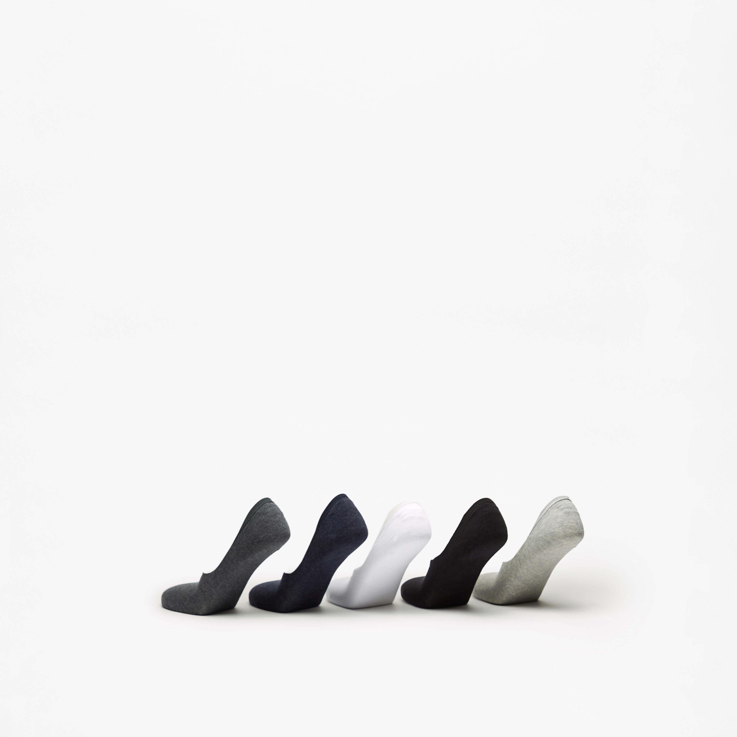 LBL by Shoexpress Solid No Show Socks - Set of 5-men-socks-image-3
