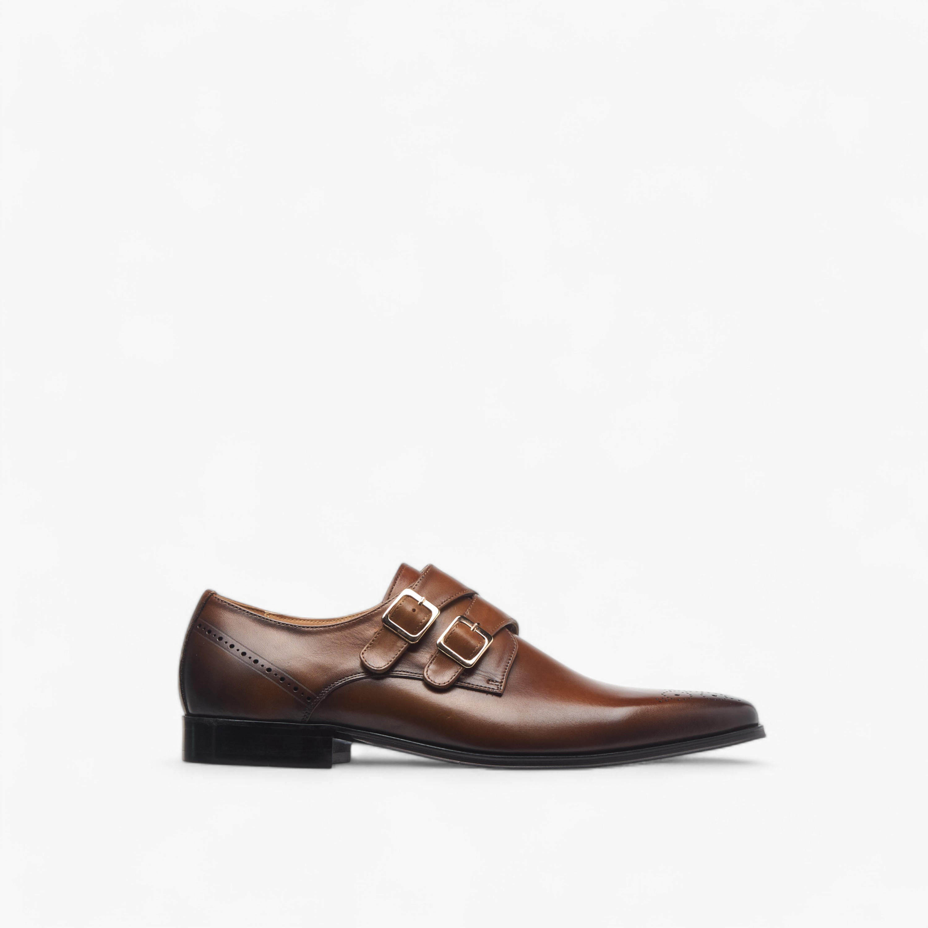 Duchini Men's Leather Solid Slip-On Monk Shoes-men-shoes-formalshoes-image-3