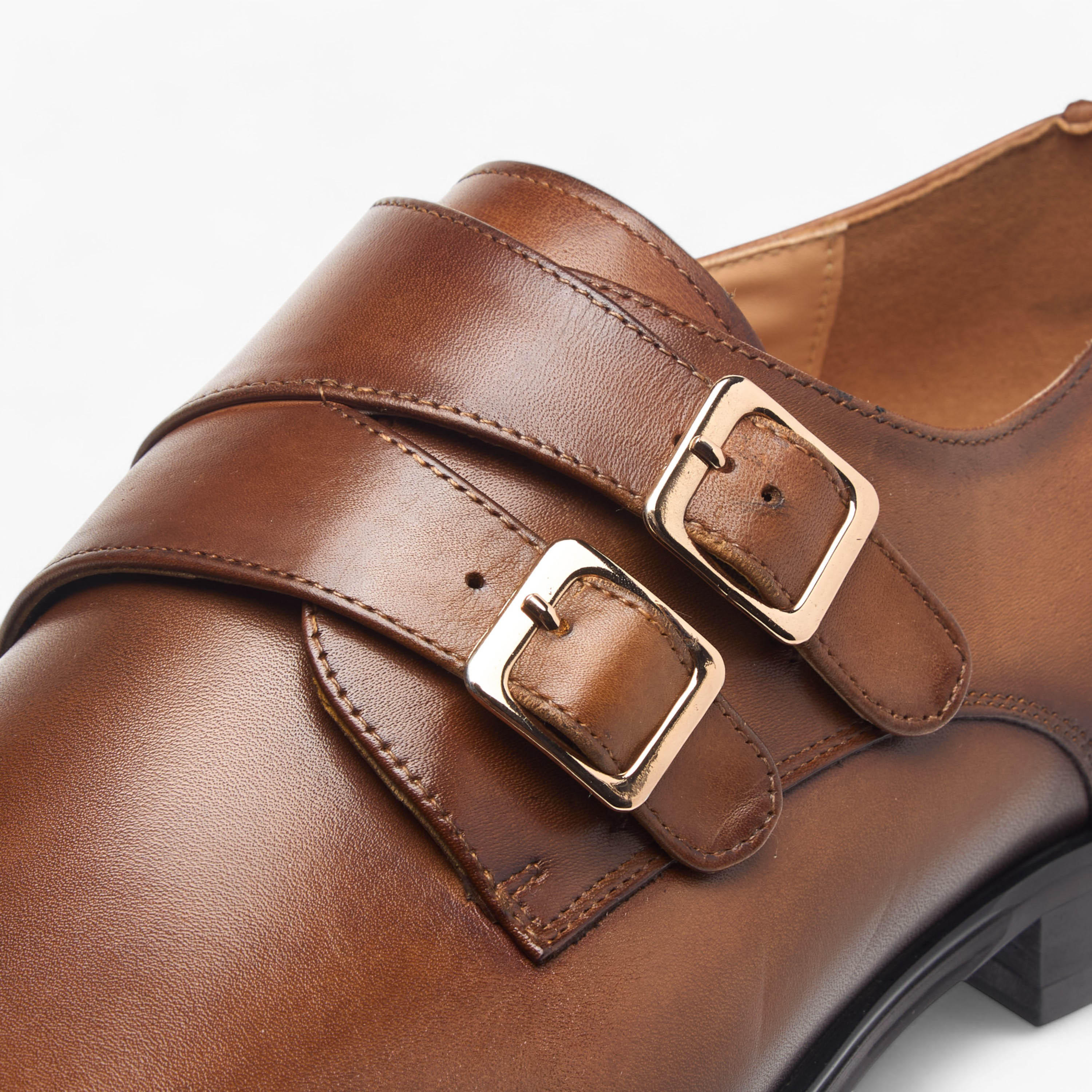 Duchini Men's Leather Solid Slip-On Monk Shoes-men-shoes-formalshoes-image-4