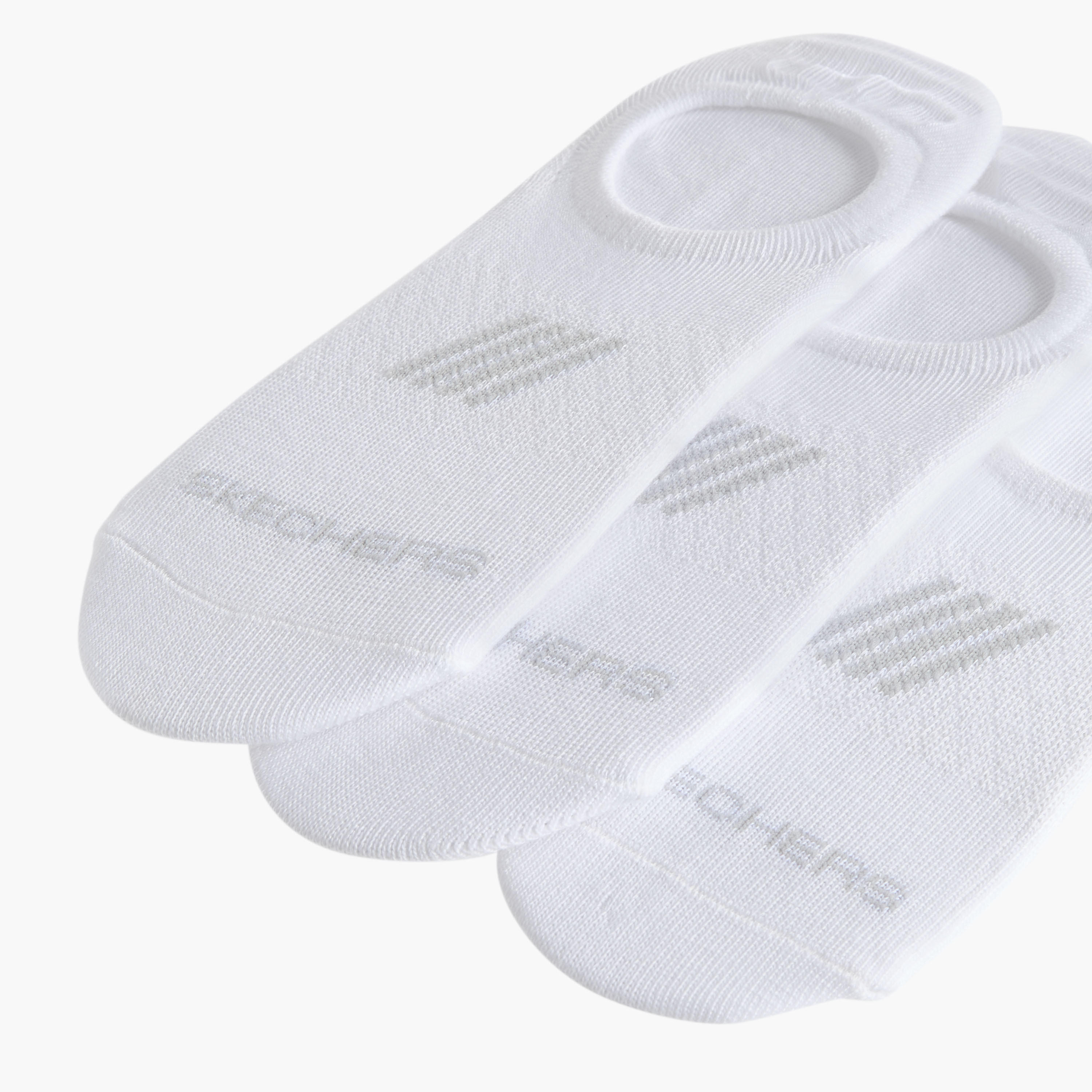 Skechers Printed Half Terry Ankle Length Socks - Set of 3-women-socksandstockings-image-3