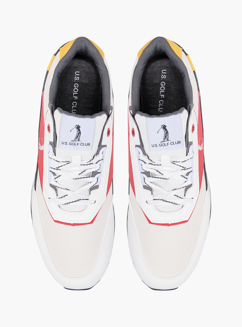U.S. Golf Club Men's Colourblock Sneakers with Lace-Up Closure-sports-men-shoes-image-1