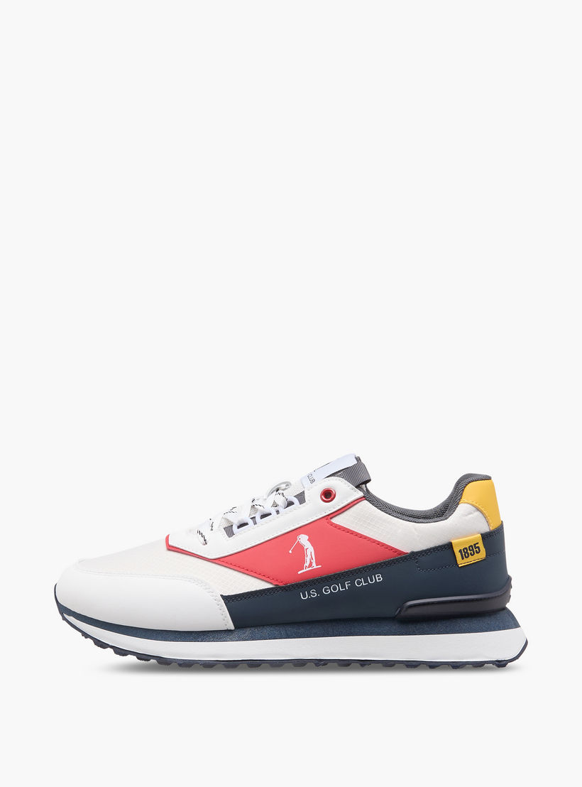 U.S. Golf Club Men's Colourblock Sneakers with Lace-Up Closure-sports-men-shoes-image-2