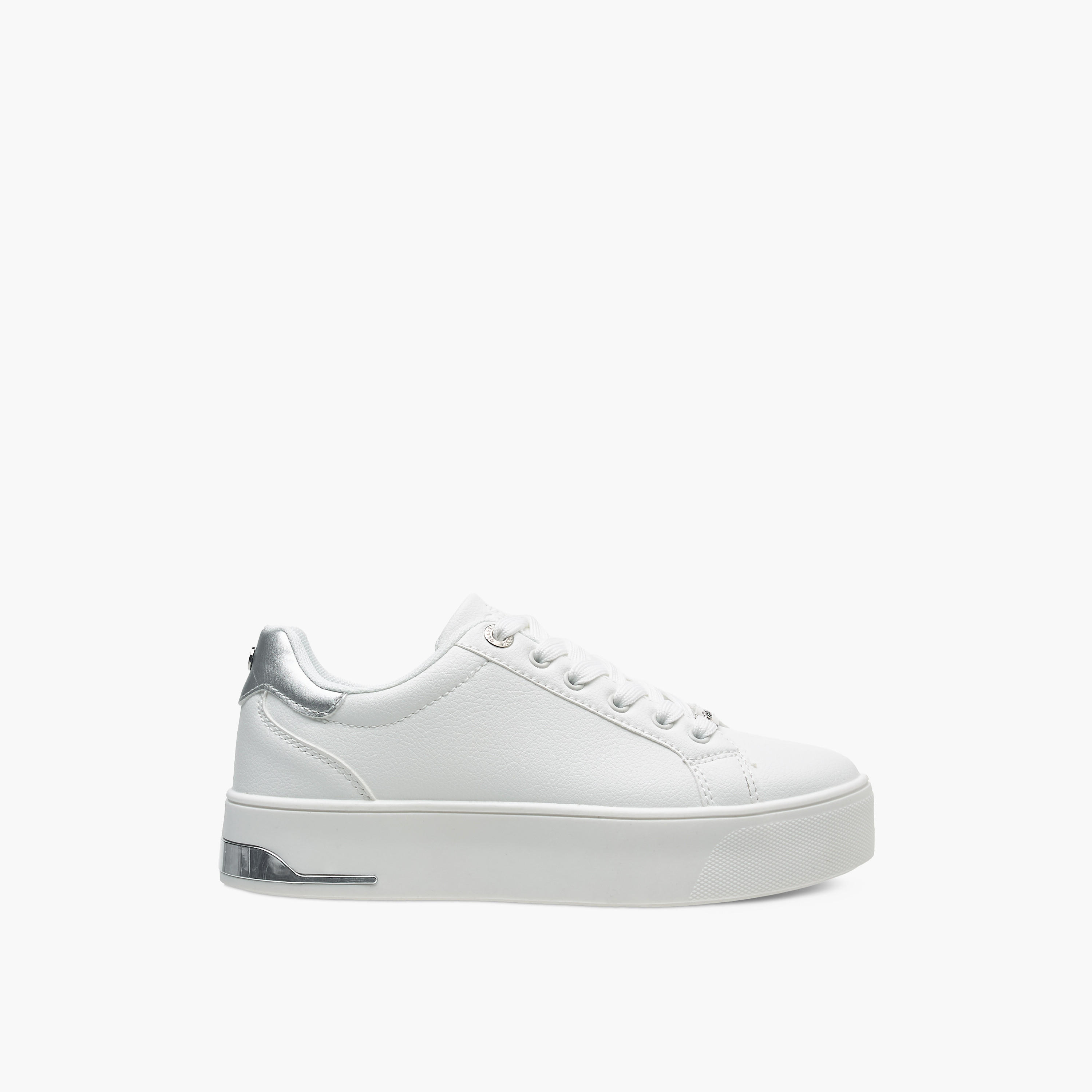 Celeste Women's Solid Chunky Sneakers with Lace-Up Closure-women-shoes-sneakers-image-3
