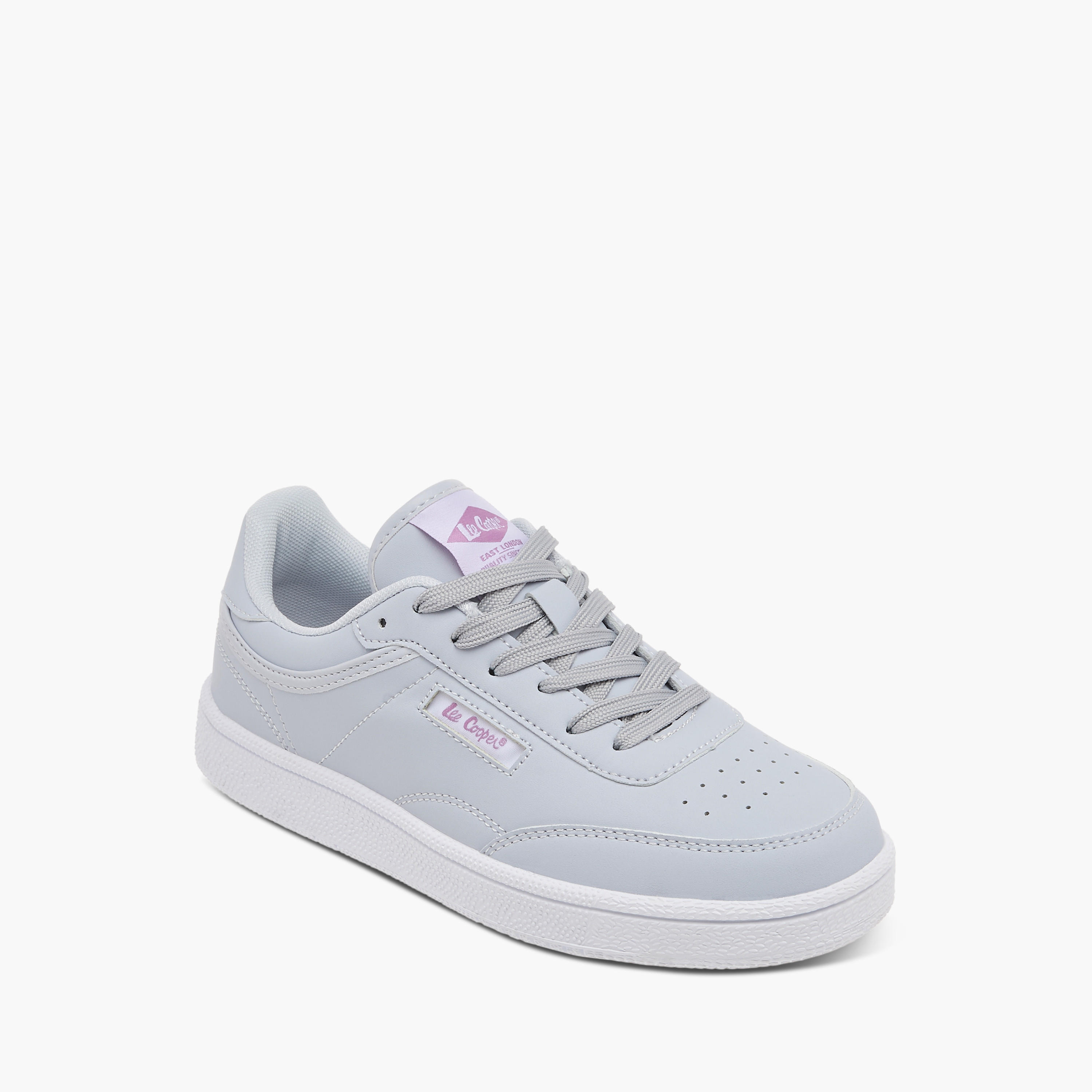 Lee Cooper Women's Panelled Sneakers with Lace-Up Closure-women-shoes-sneakers-image-2