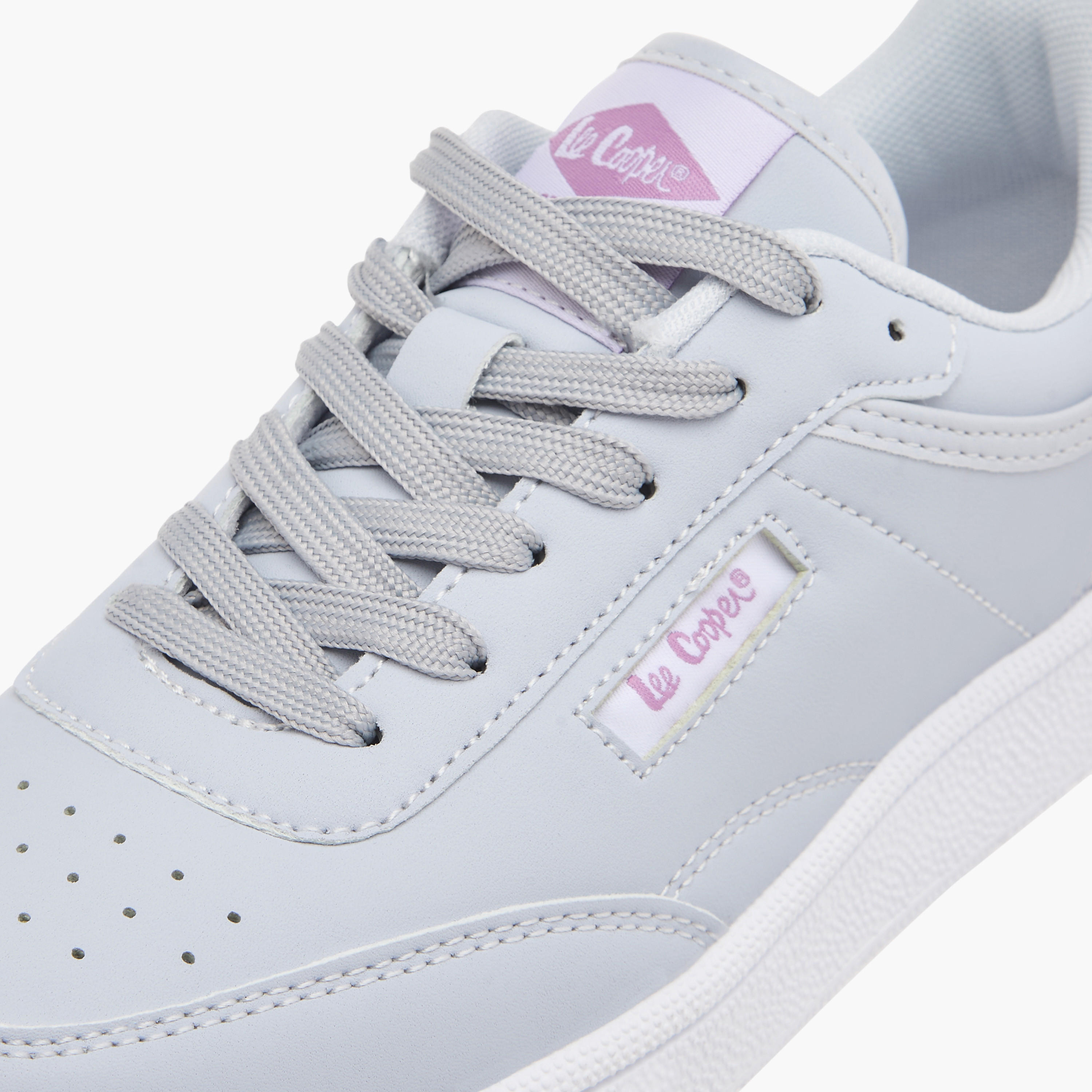 Lee Cooper Women's Panelled Sneakers with Lace-Up Closure-women-shoes-sneakers-image-4