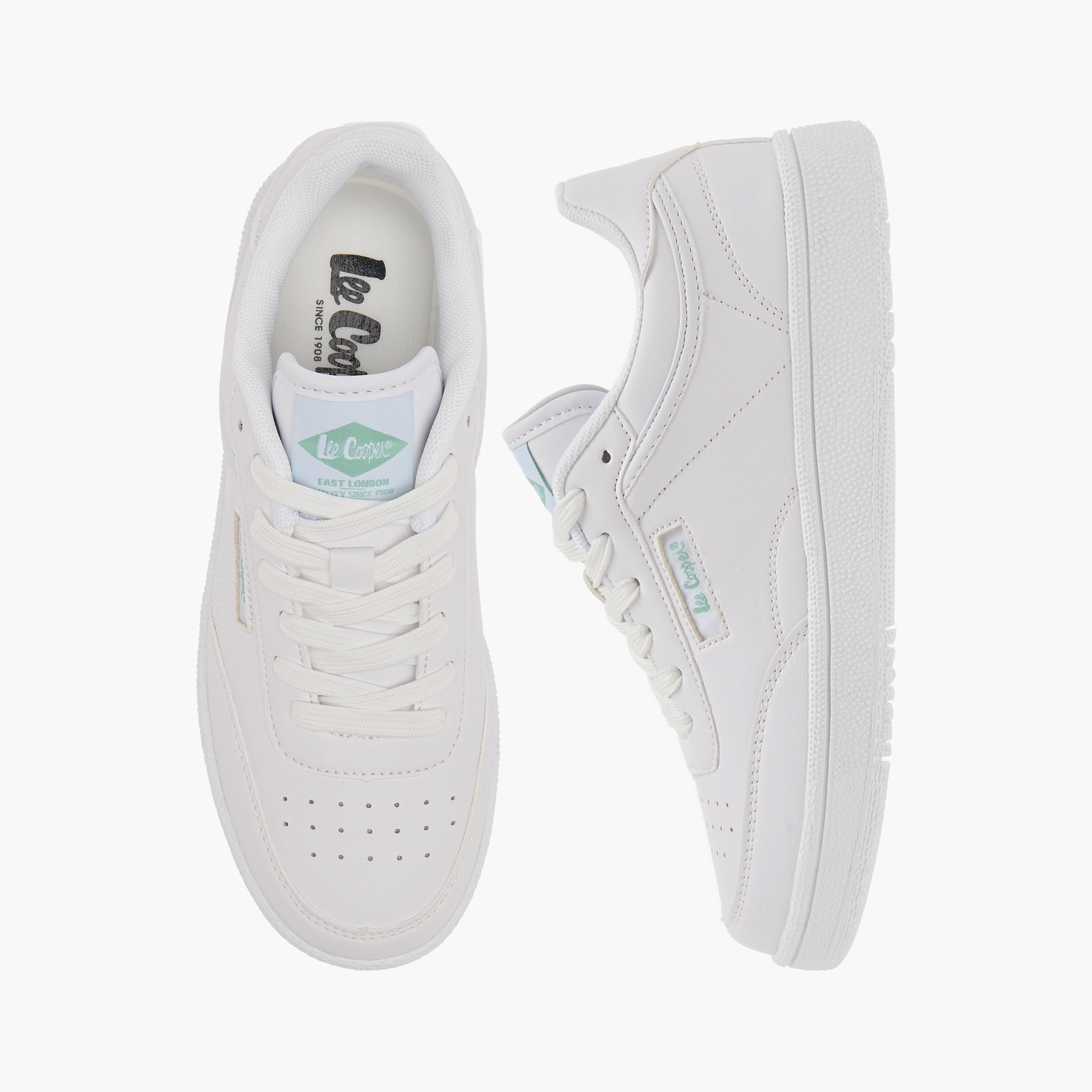 Lee Cooper Women's Panelled Sneakers with Lace-Up Closure-women-shoes-sneakers-image-2