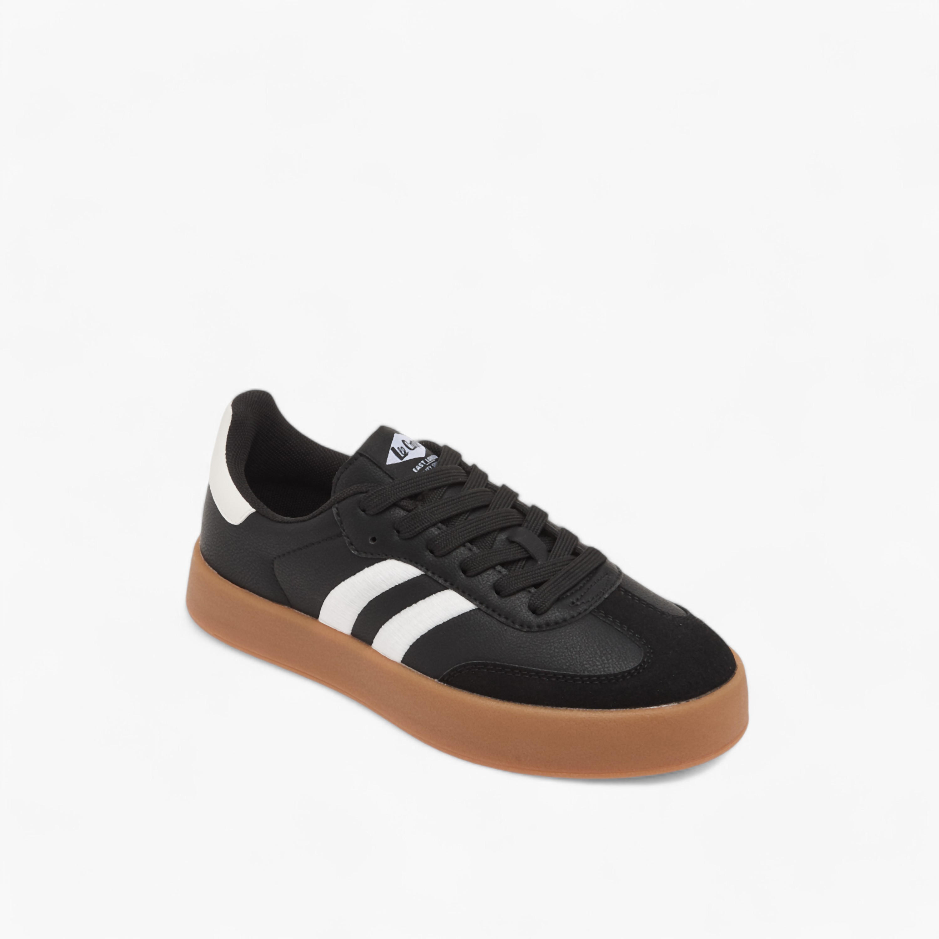 حذاء سنيكرز بطول الكاحل بتصميم ألواح ورباط إغلاق للنساء من لي كوبر-women-shoes-sneakers-image-2