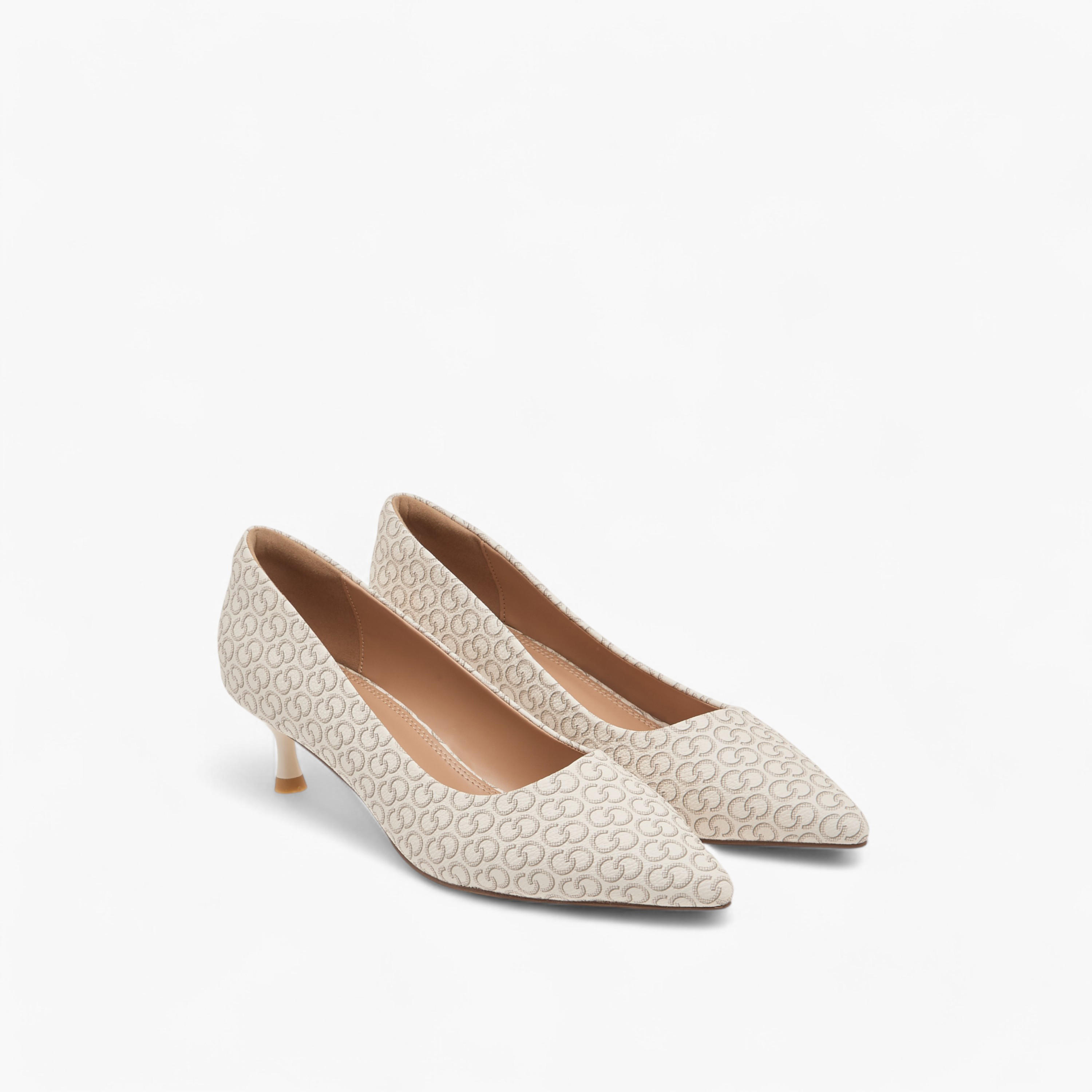 Celeste Women's Solid Slip-On Pumps with Pointed Toe and Kitten Heels-women-shoes-heels-image-1
