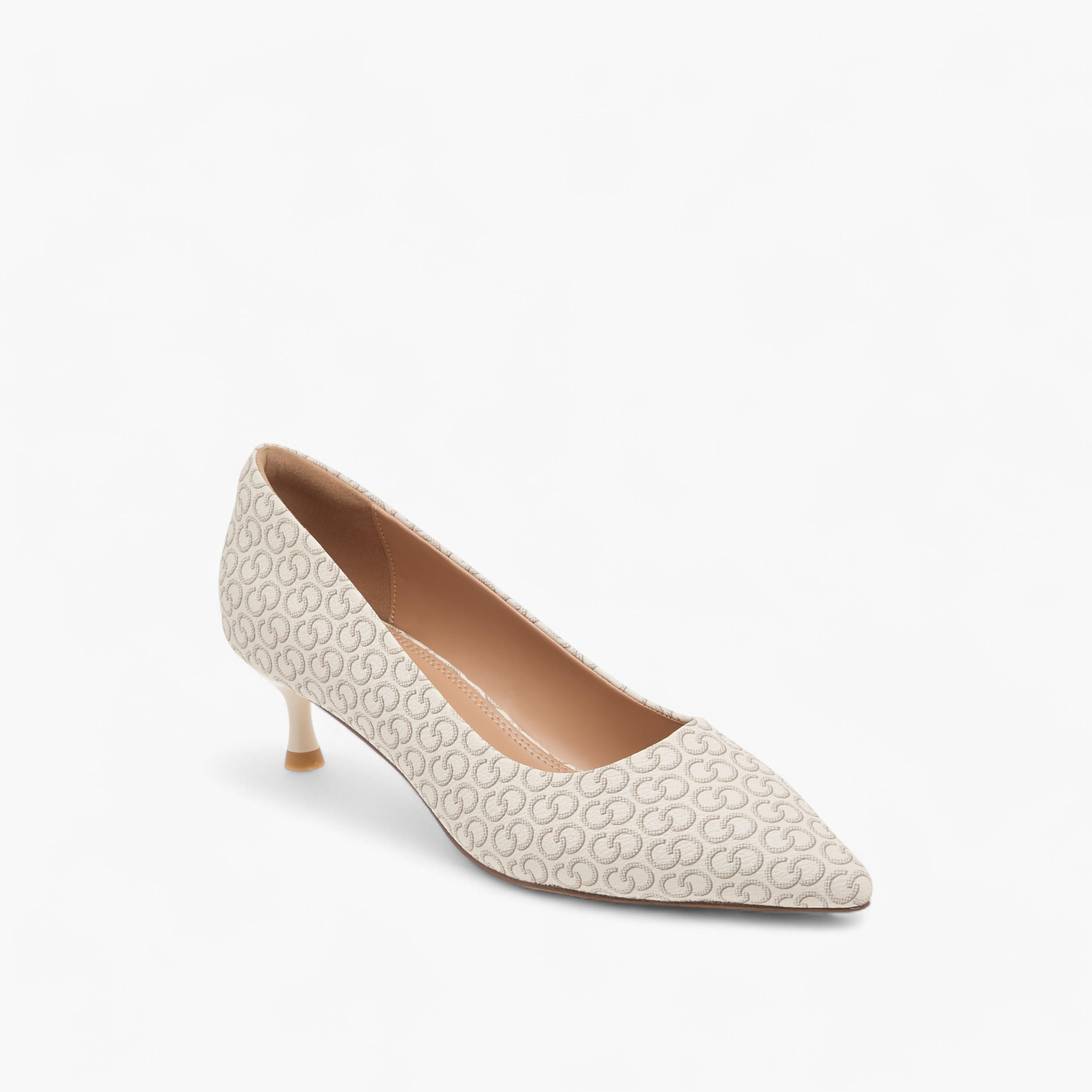 Celeste Women's Solid Slip-On Pumps with Pointed Toe and Kitten Heels-women-shoes-heels-image-2