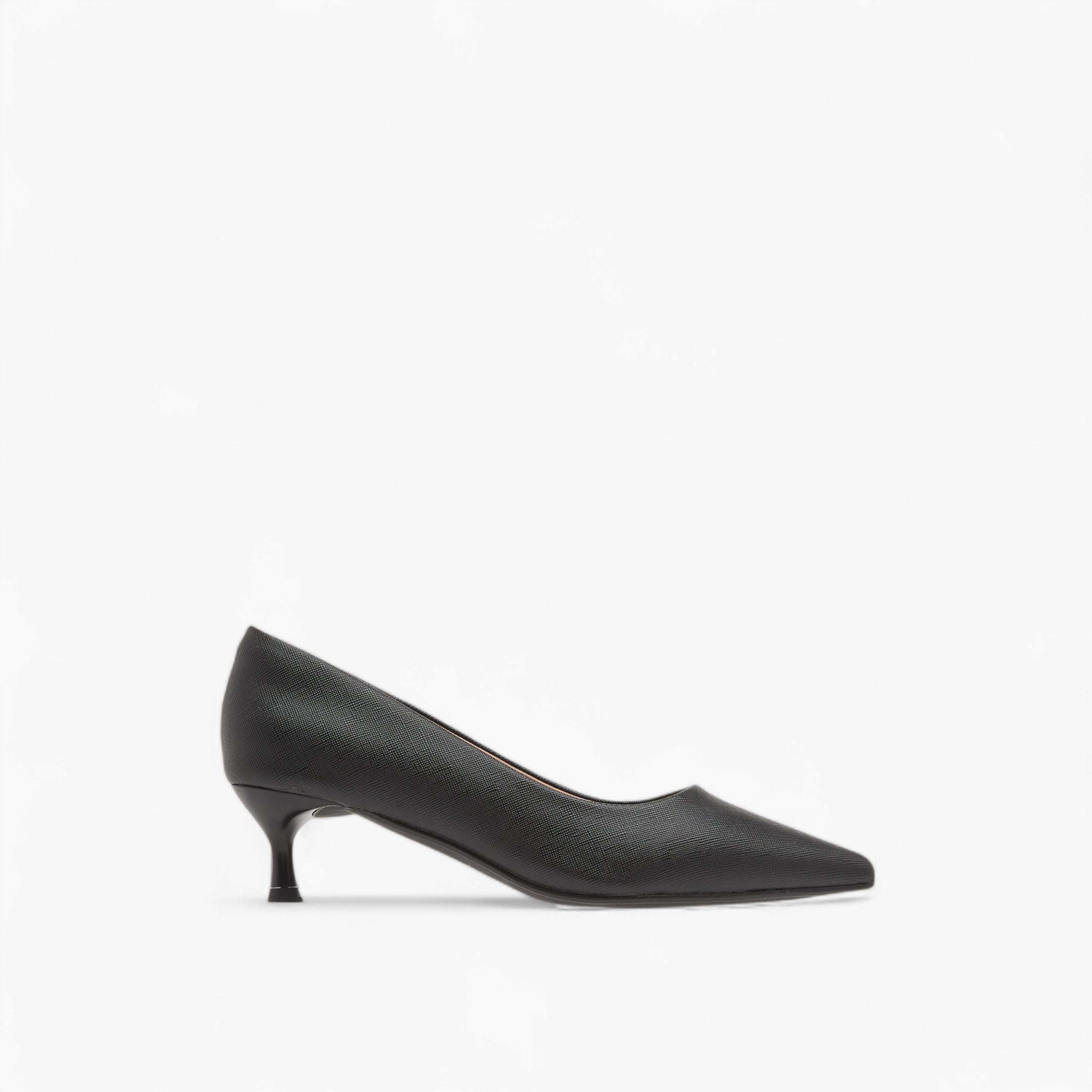 Celeste Women's Solid Slip-On Pumps with Pointed Toe and Kitten Heels-women-shoes-heels-image-3