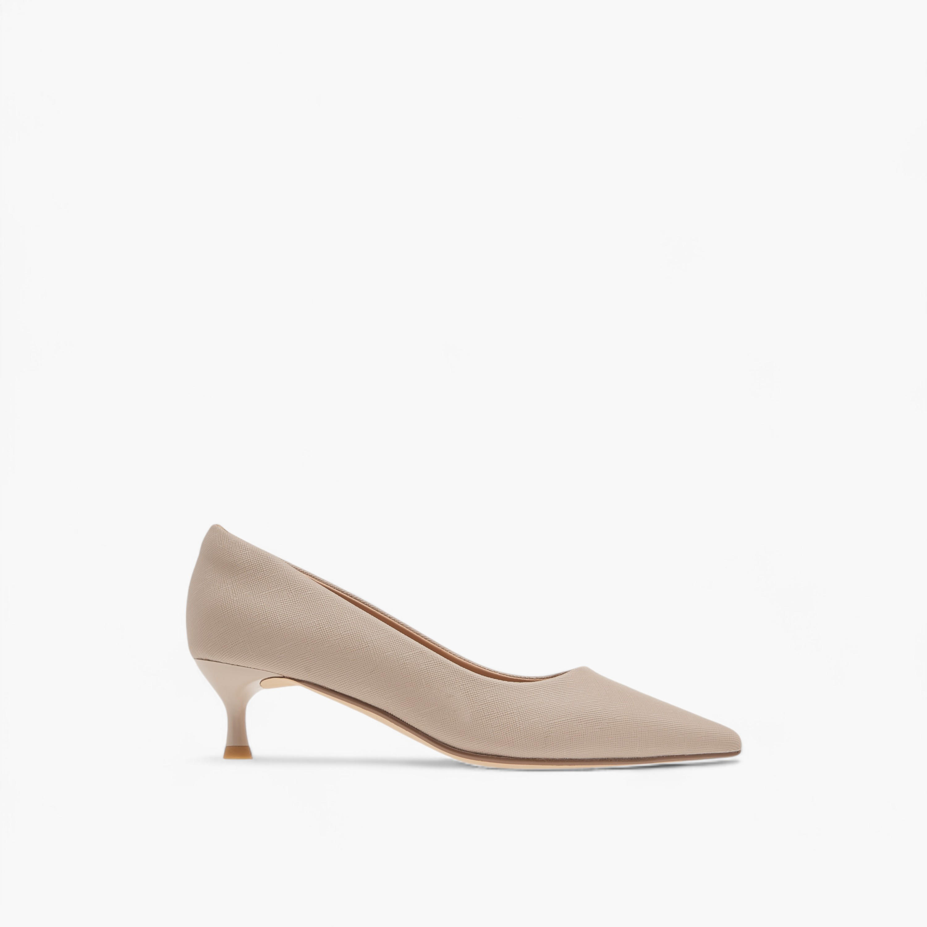 Celeste Women's Solid Slip-On Pumps with Pointed Toe and Kitten Heels-women-shoes-heels-image-3