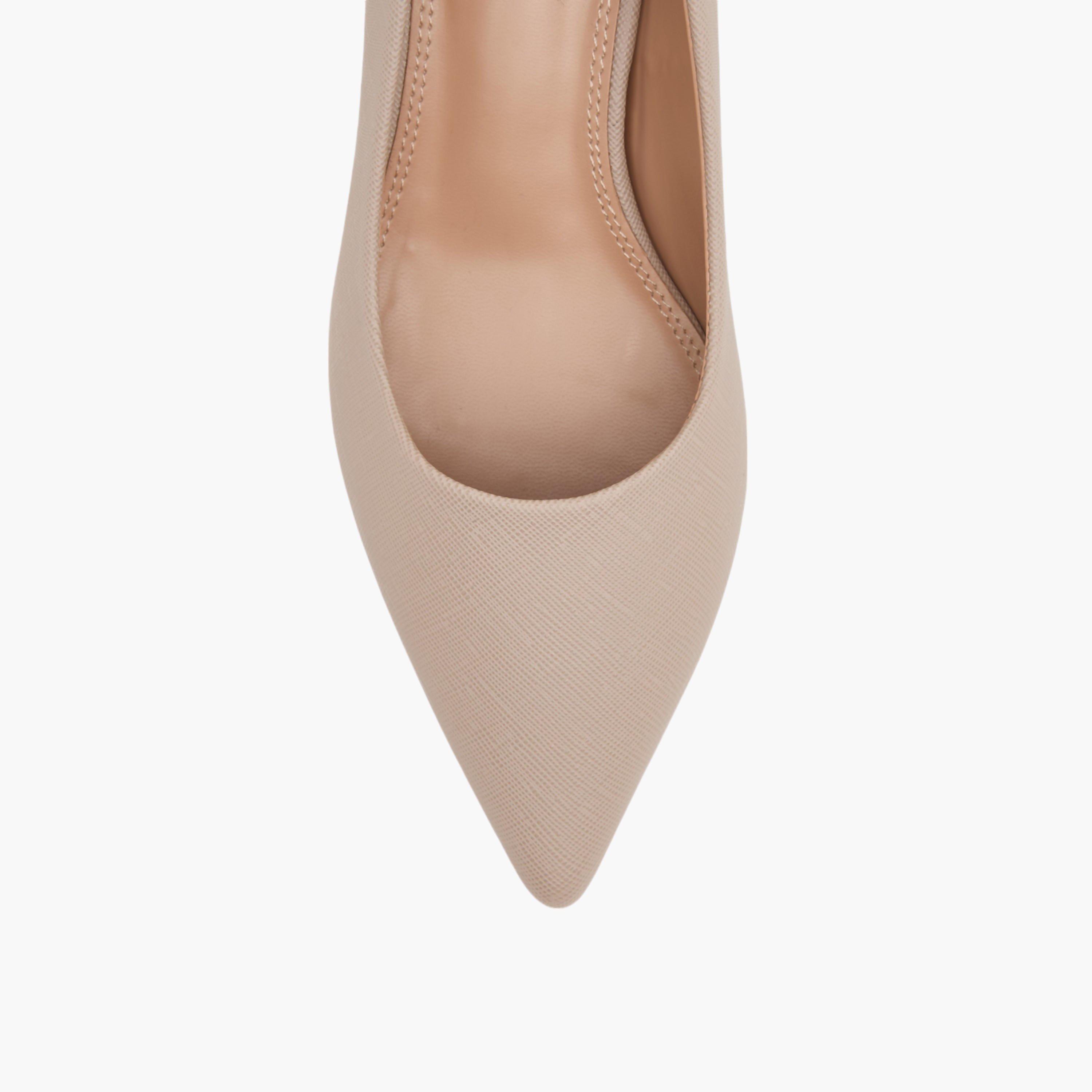 Celeste Women's Solid Slip-On Pumps with Pointed Toe and Kitten Heels-women-shoes-heels-image-4