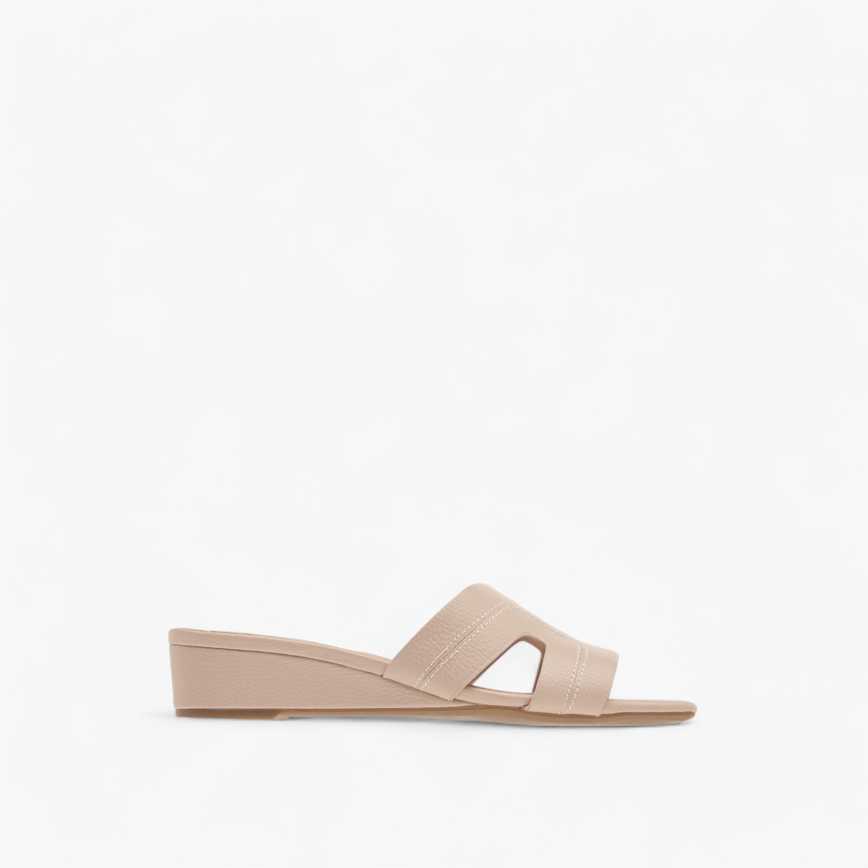 Celeste Women's Solid Slip-On Sandals with Wedge Heels-women-shoes-sandals-heeled-image-3