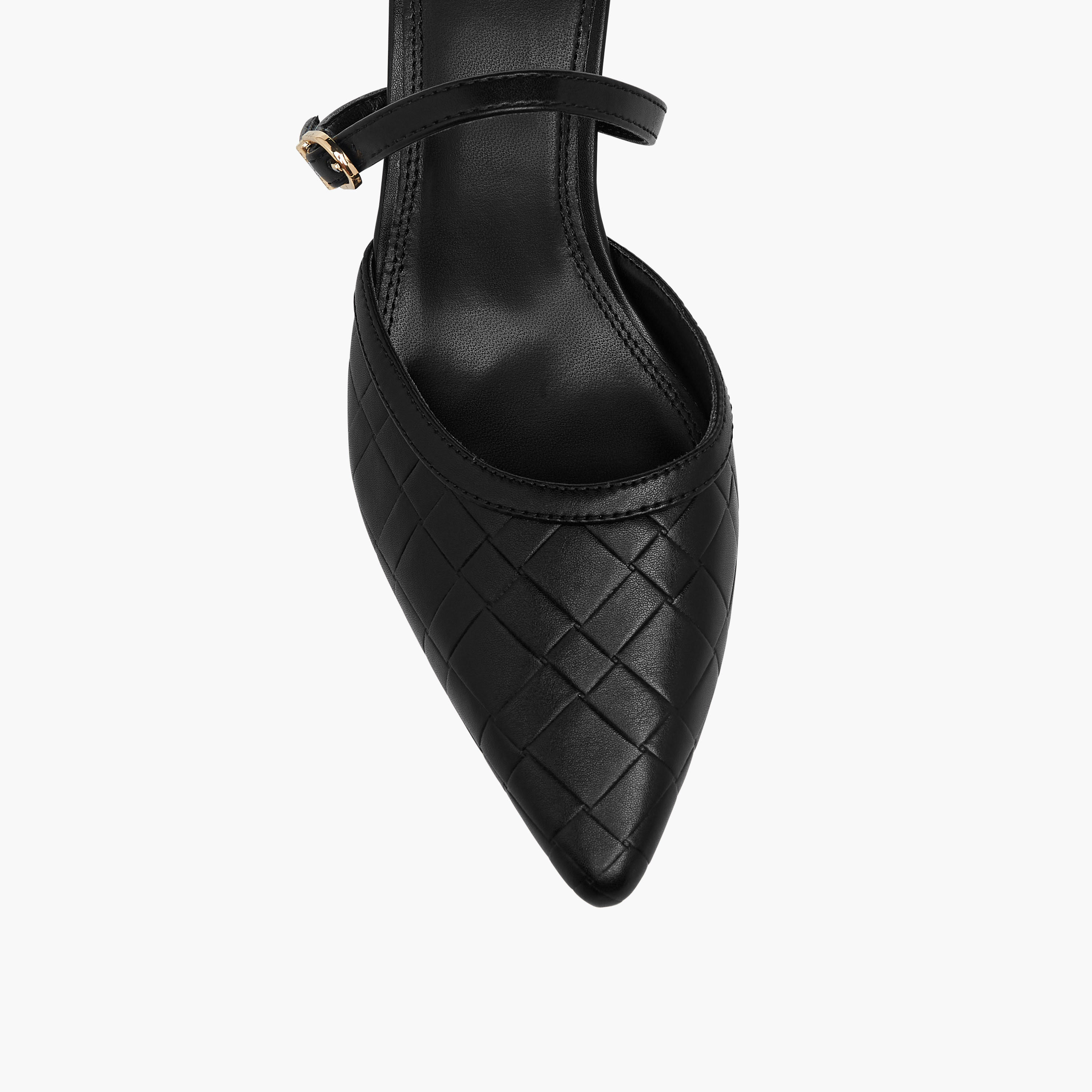 حذاء ميول بارز الملمس بمقدمة مدببة وكعب مدبب للنساء من سيليست-women-shoes-heels-image-4