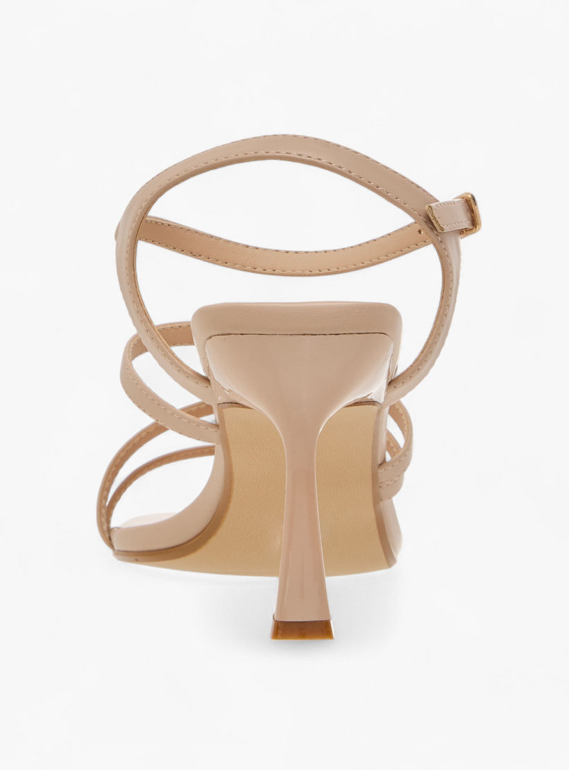 Flora Bella Solid Strap Sandals with Flared Heels and Buckle Closure-women-shoes-sandals-heeled-image-5